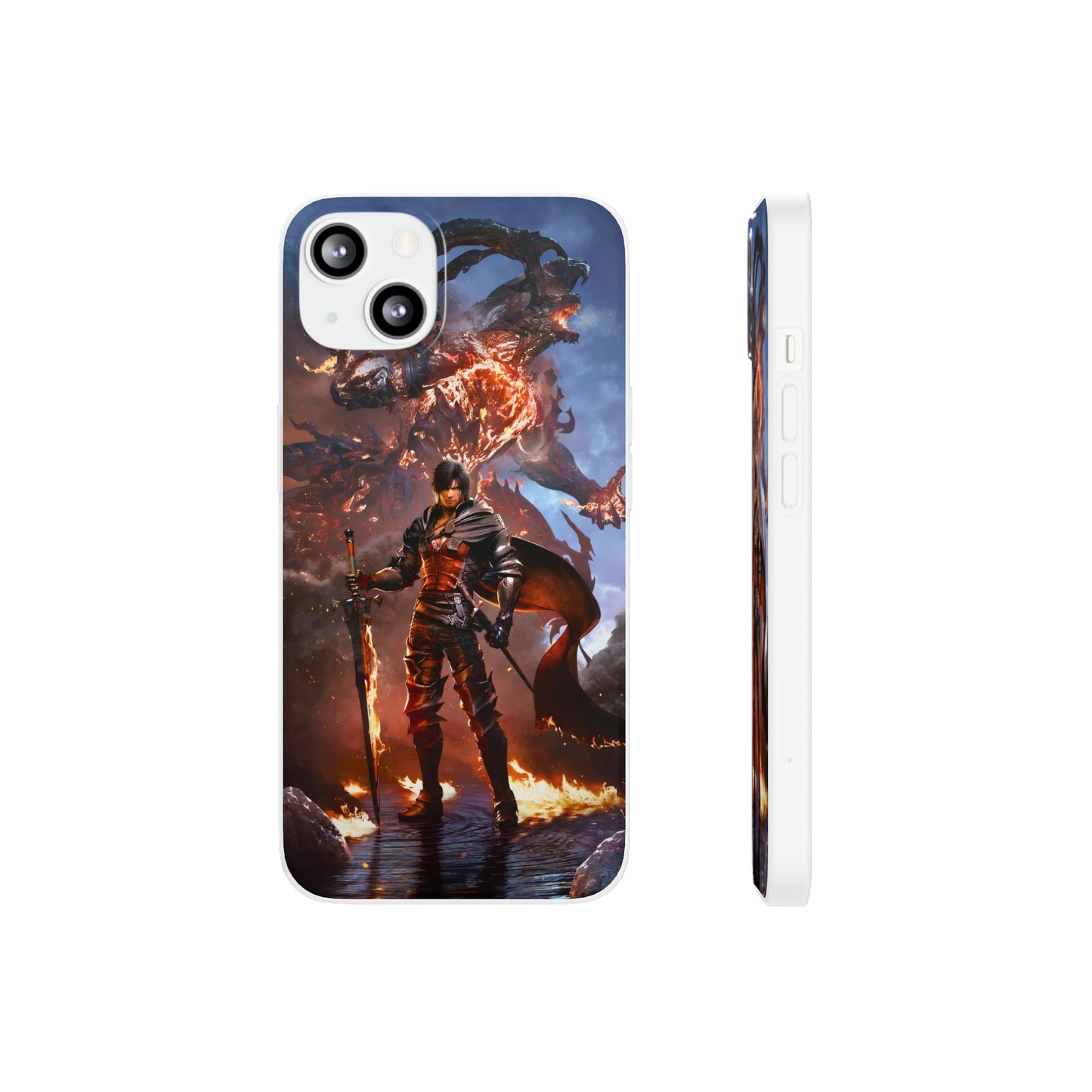 Final Fantasy XVI Clive Rosfield | Flexible Phone Case | Iphone 11-14 Pro Max | Samsung 21-23 Ultra | Gift Packages Choice