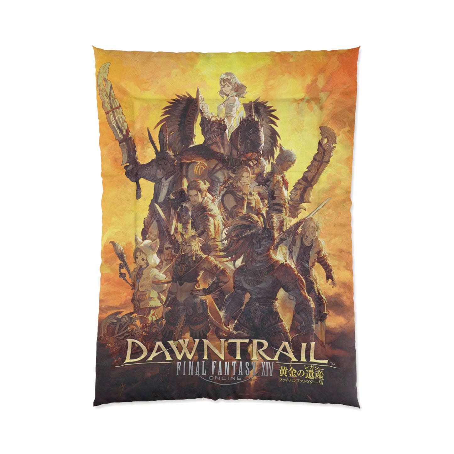 Final Fantasy XIV Dawntrail Expansion Blanket Comforter