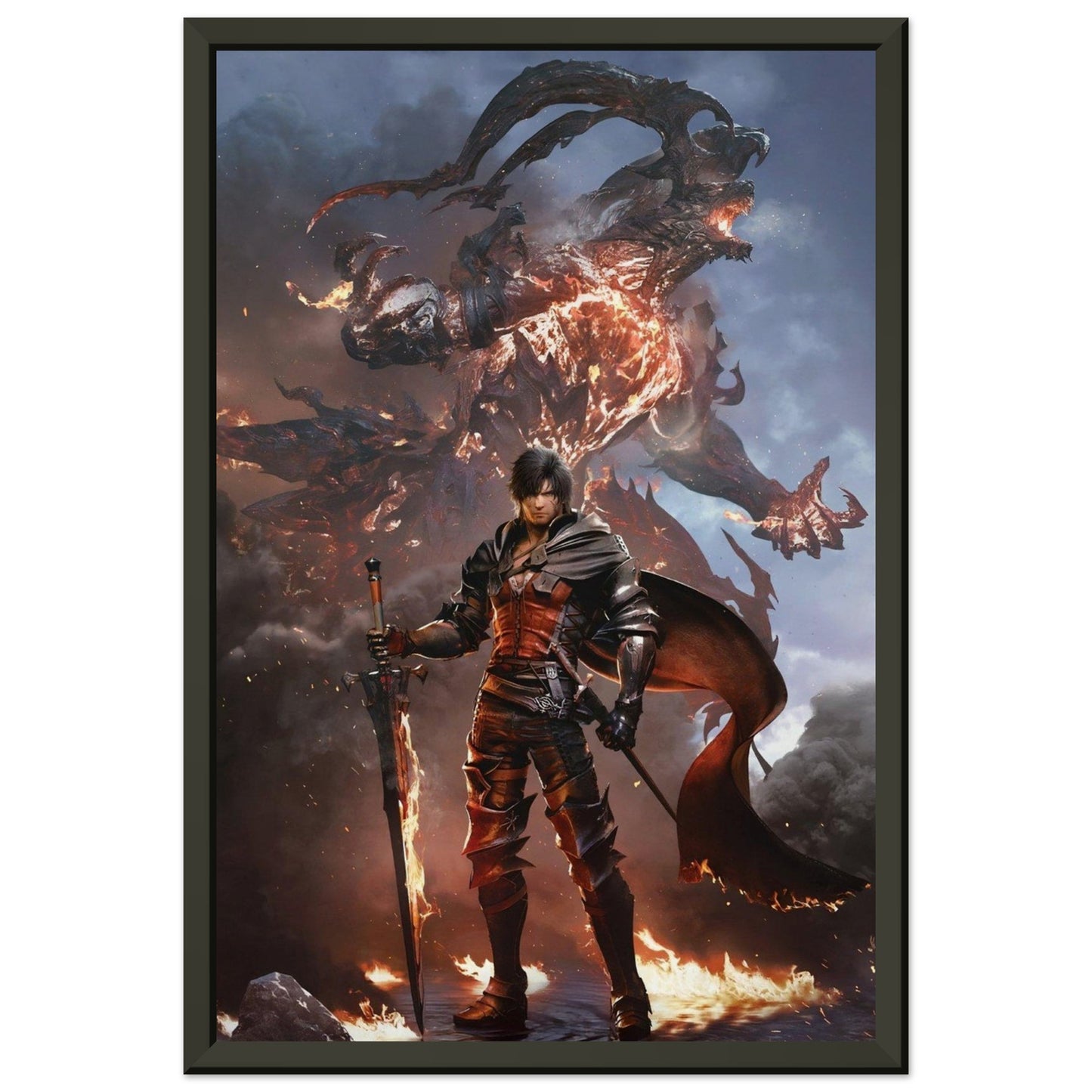 FFXVI Museum-Quality Matte Paper Metal Framed Poster