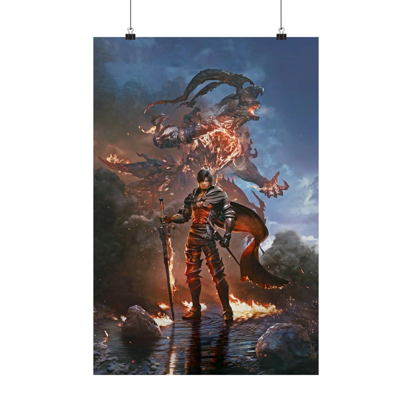 Final Fantasy XVI Clive Rosfield Matte Vertical Game Posters