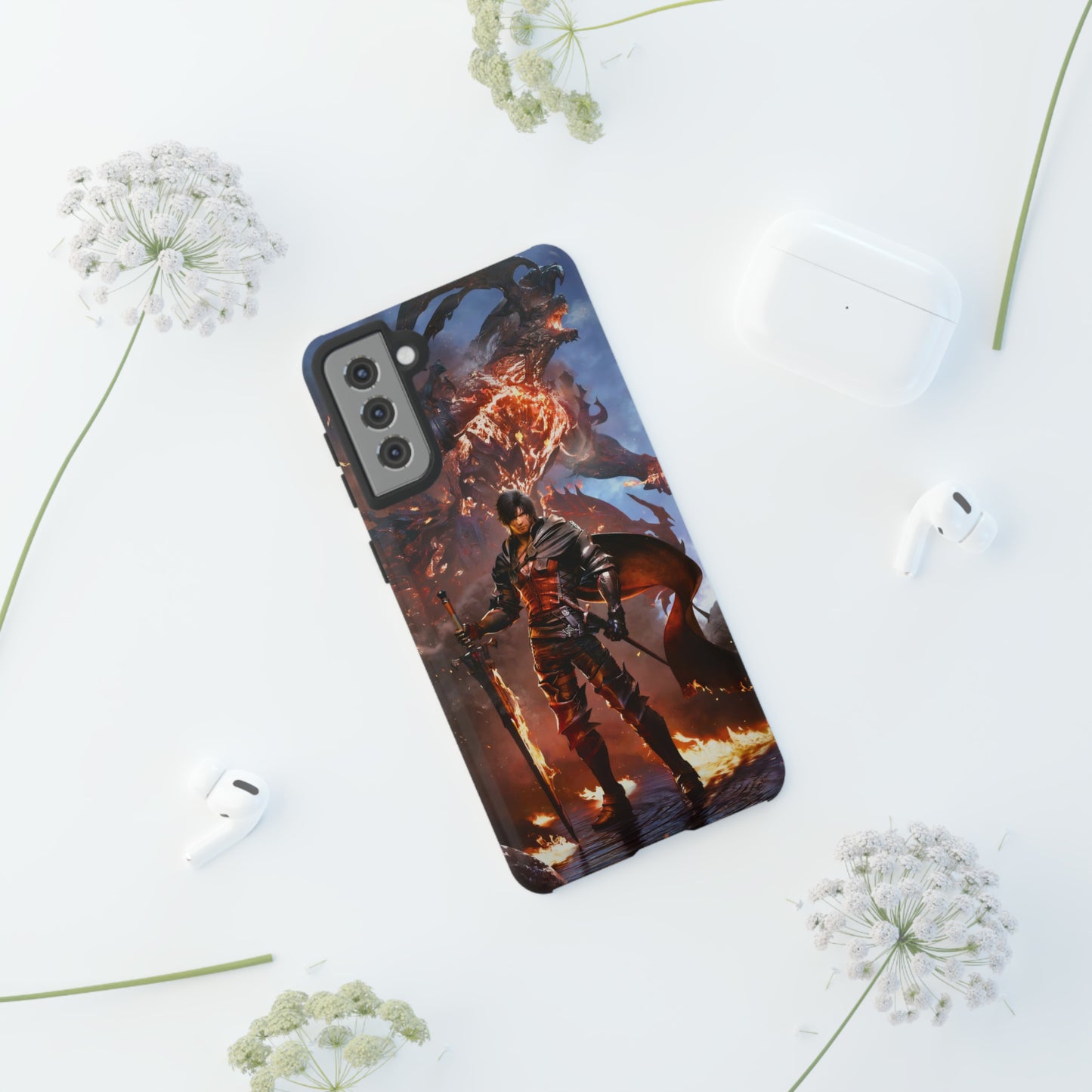 Final Fantasy XVI | Clive Rosfield | Enhance Tough Phone Cases for iPhone 11-15 Pro Max / Samsung S21 - 23 Ultra / Pixel 5 - 7