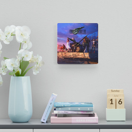 Final Fantasy VII Remake Rebirth | Acrylic Wall Clock | Game Gift | Franchise Art