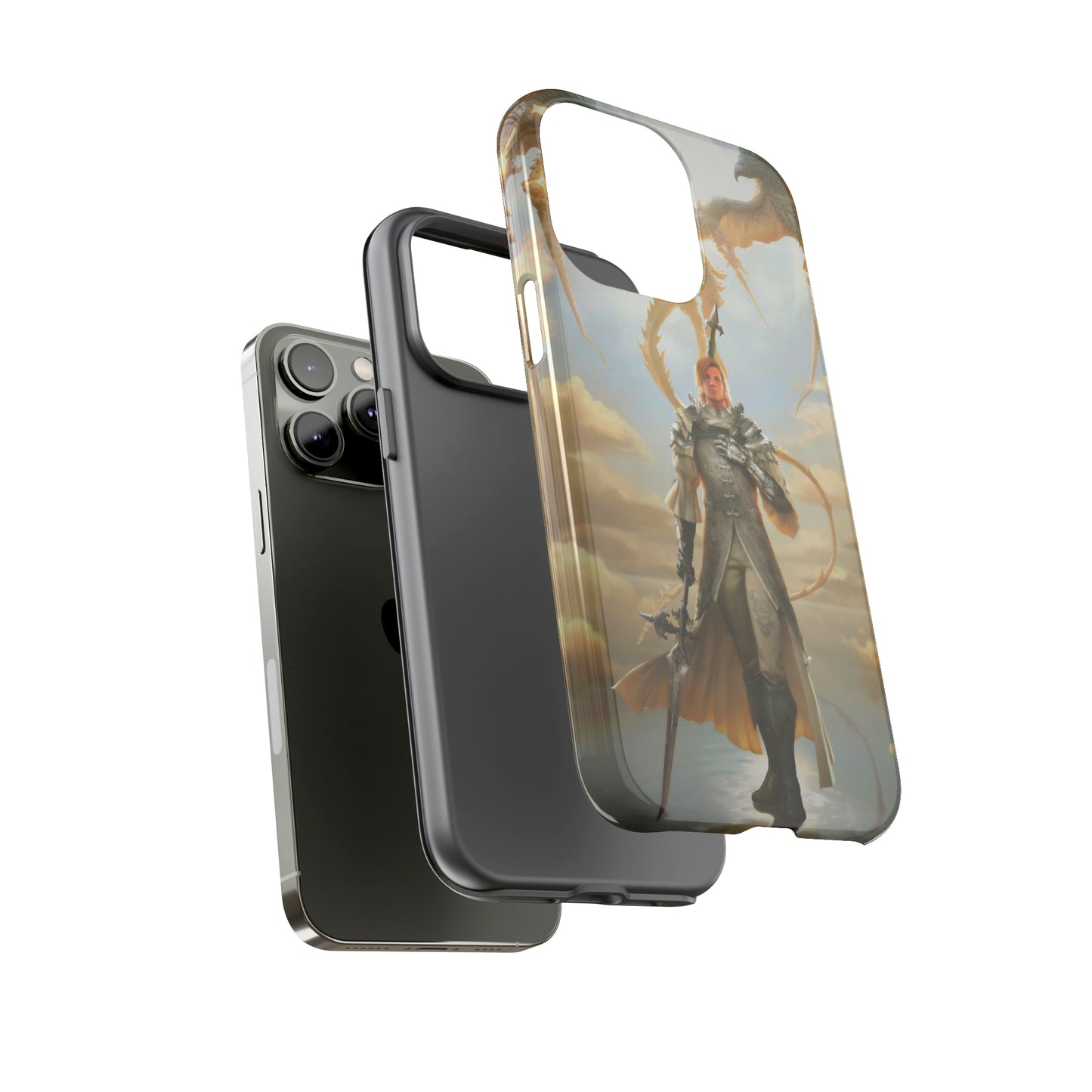 Final Fantasy XVI Dion Lesage | Enhance Tough Phone Cases for iPhone 11-15 Pro Max / Samsung S21 - 23 Ultra / Pixel 5 - 7