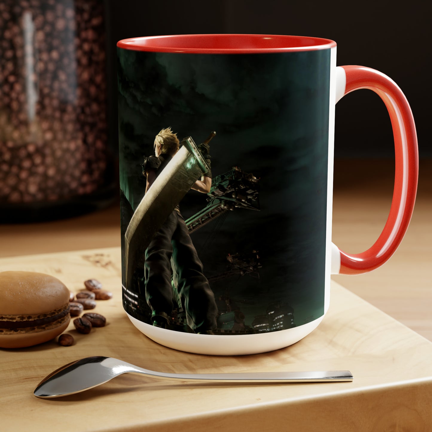 Final Fantasy VII Remake Two-Tone Coffee Mugs, 15oz