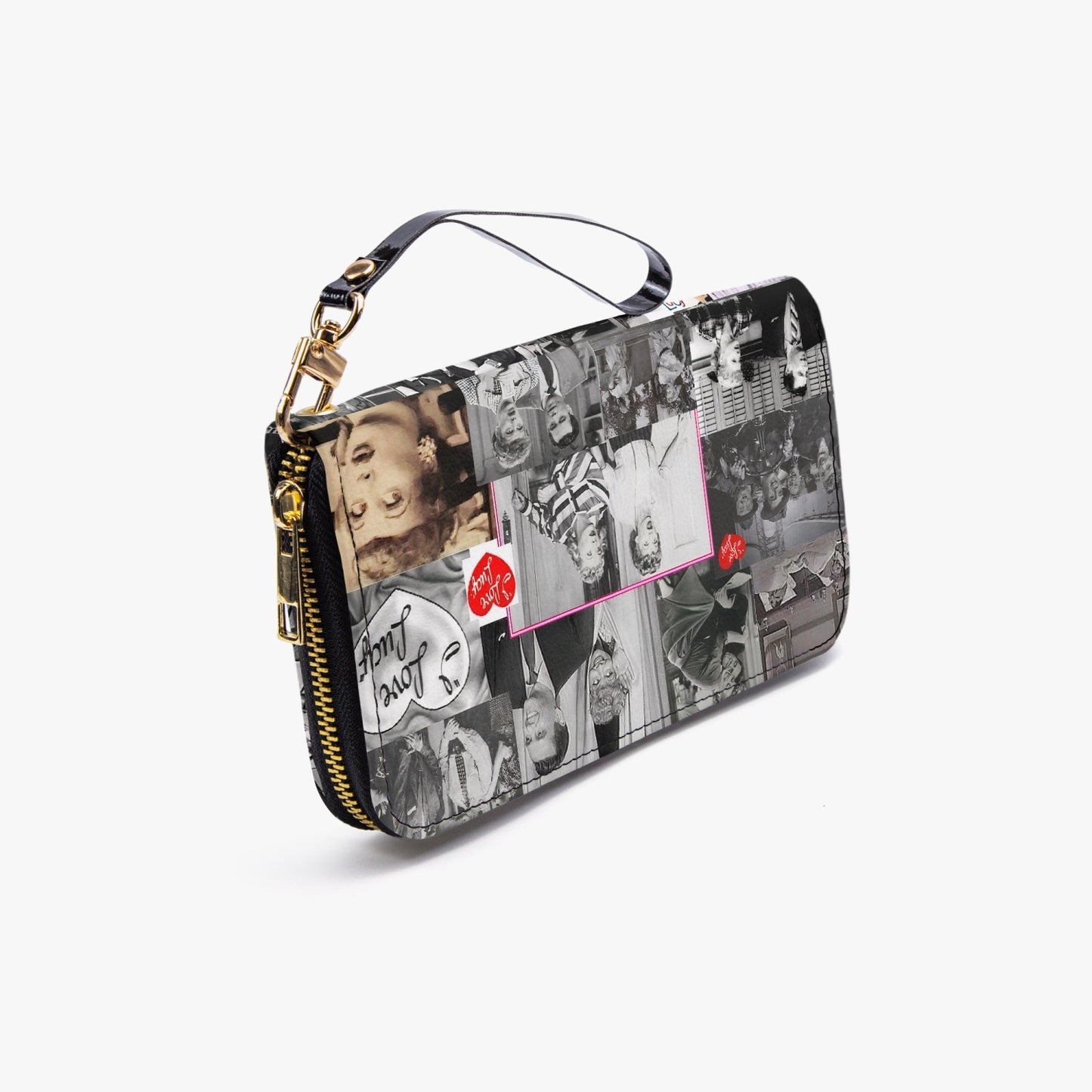 I Love Lucy Leather Strap Zipper Wallet