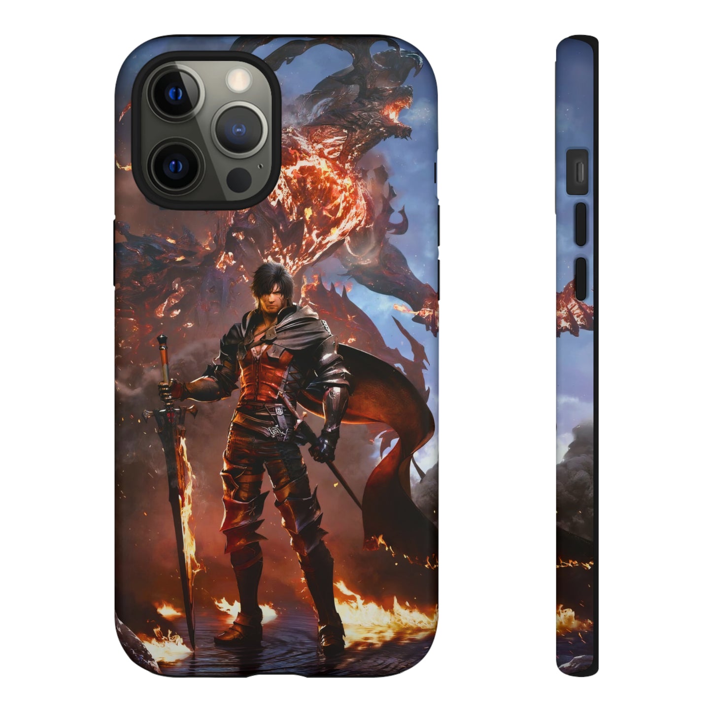 Final Fantasy XVI | Clive Rosfield | Enhance Tough Phone Cases for iPhone 11-15 Pro Max / Samsung S21 - 23 Ultra / Pixel 5 - 7