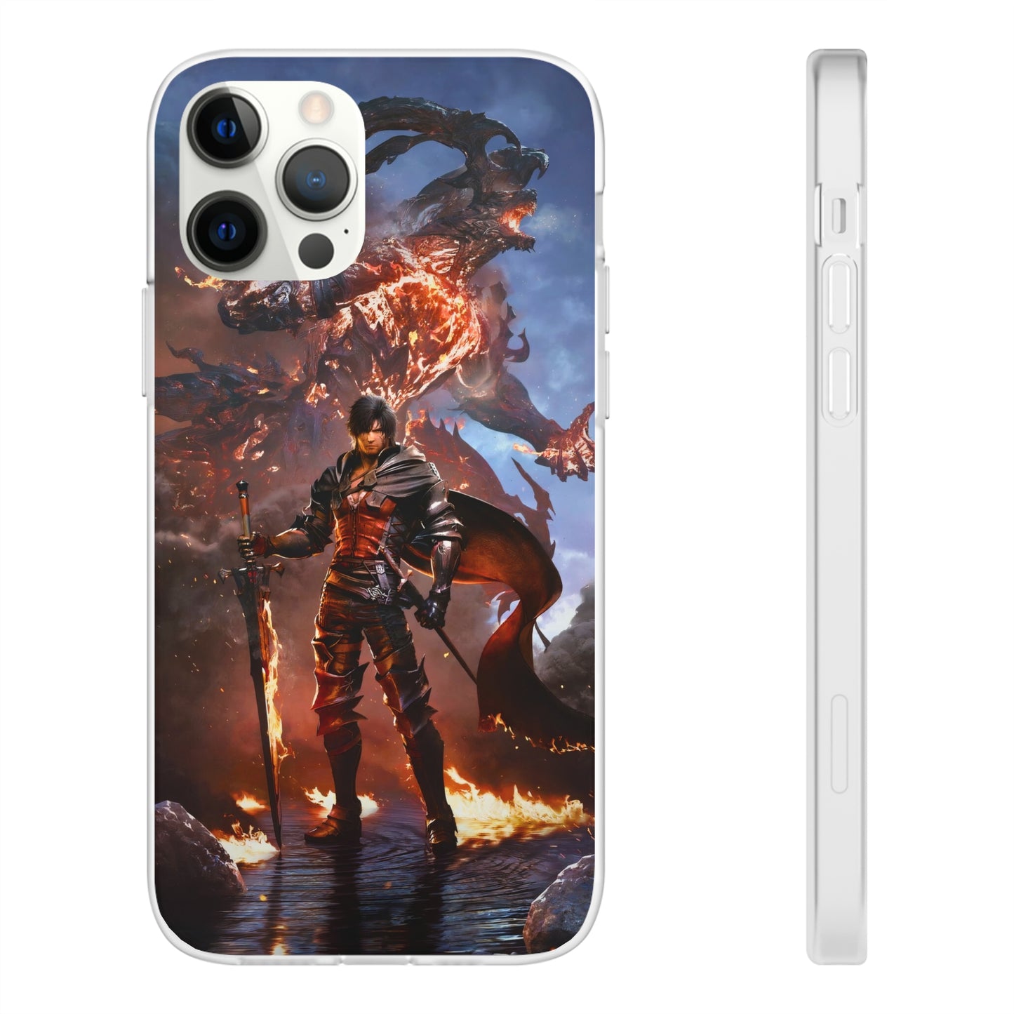 Final Fantasy XVI Clive Rosfield | Flexible Phone Case | Iphone 11-14 Pro Max | Samsung 21-23 Ultra | Gift Packages Choice