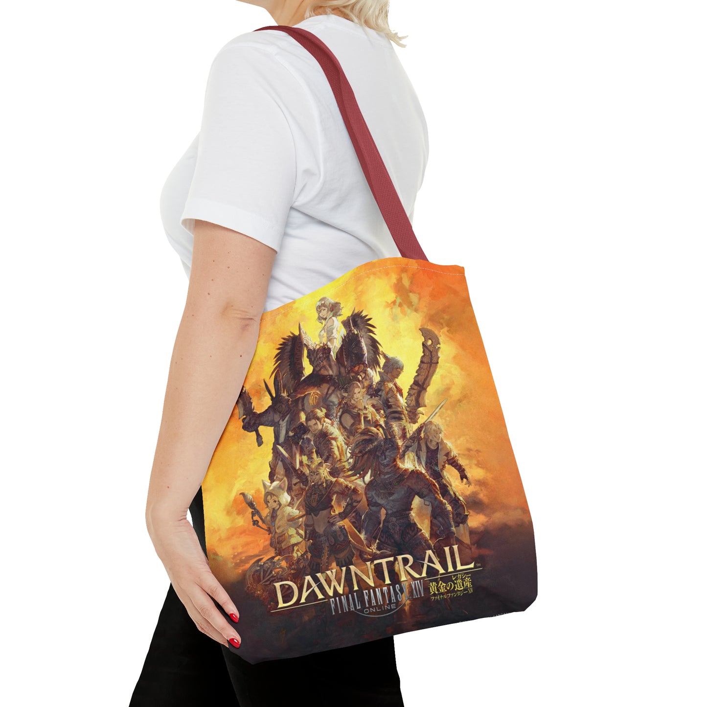 Final Fantasy XIV Dawntrail | Tote Bag (AOP) | 5 color Handle