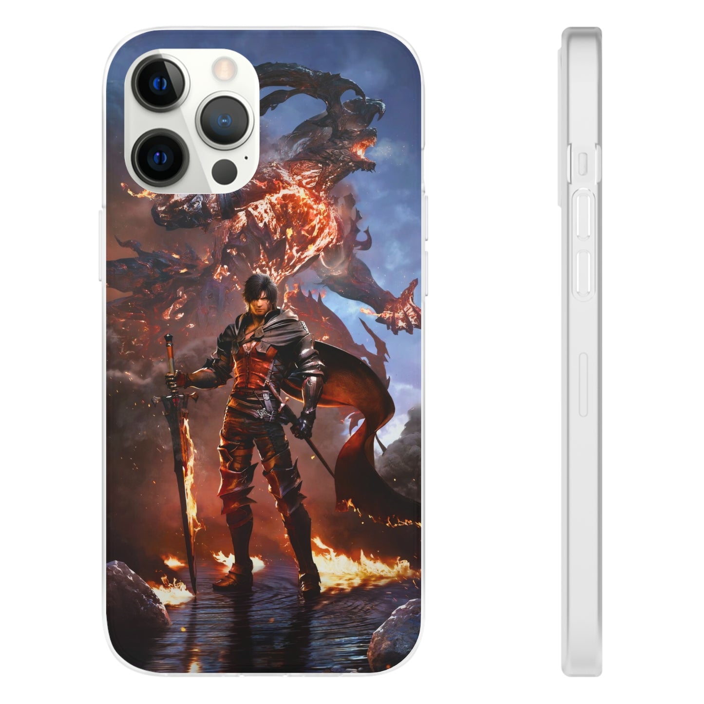 Final Fantasy XVI Clive Rosfield | Flexible Phone Case | Iphone 11-14 Pro Max | Samsung 21-23 Ultra | Gift Packages Choice