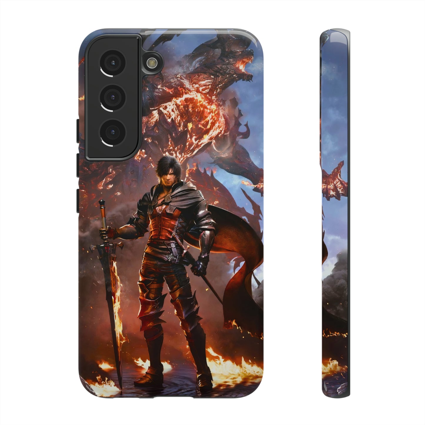 Final Fantasy XVI | Clive Rosfield | Enhance Tough Phone Cases for iPhone 11-15 Pro Max / Samsung S21 - 23 Ultra / Pixel 5 - 7