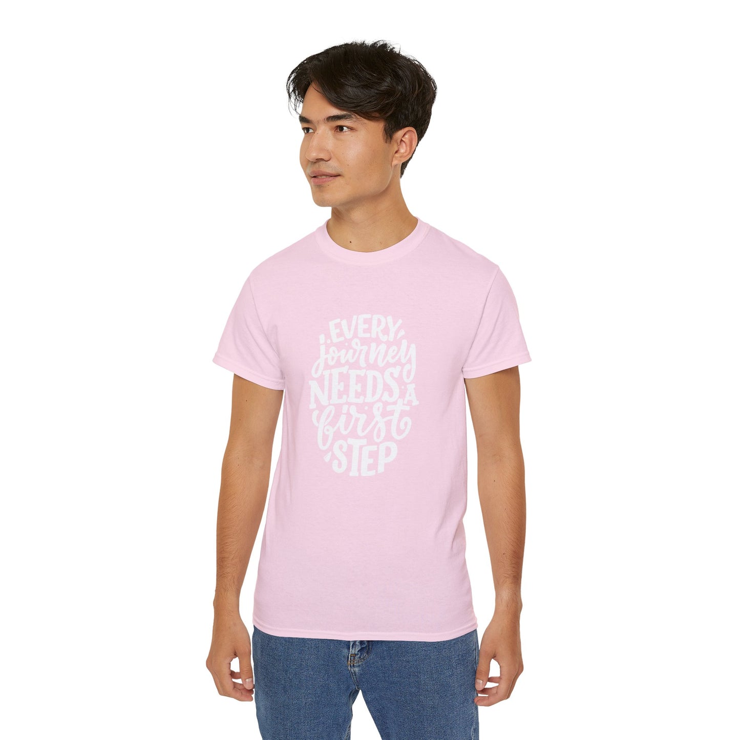 Every Journey Need First Step Unisex Ultra Cotton Tee