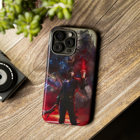 Final Fantasy XVI Barnabas Tharmr | Enhance Tough Phone Cases for iPhone 11-15 Pro Max / Samsung S21 - 23 Ultra / Pixel 5 - 7