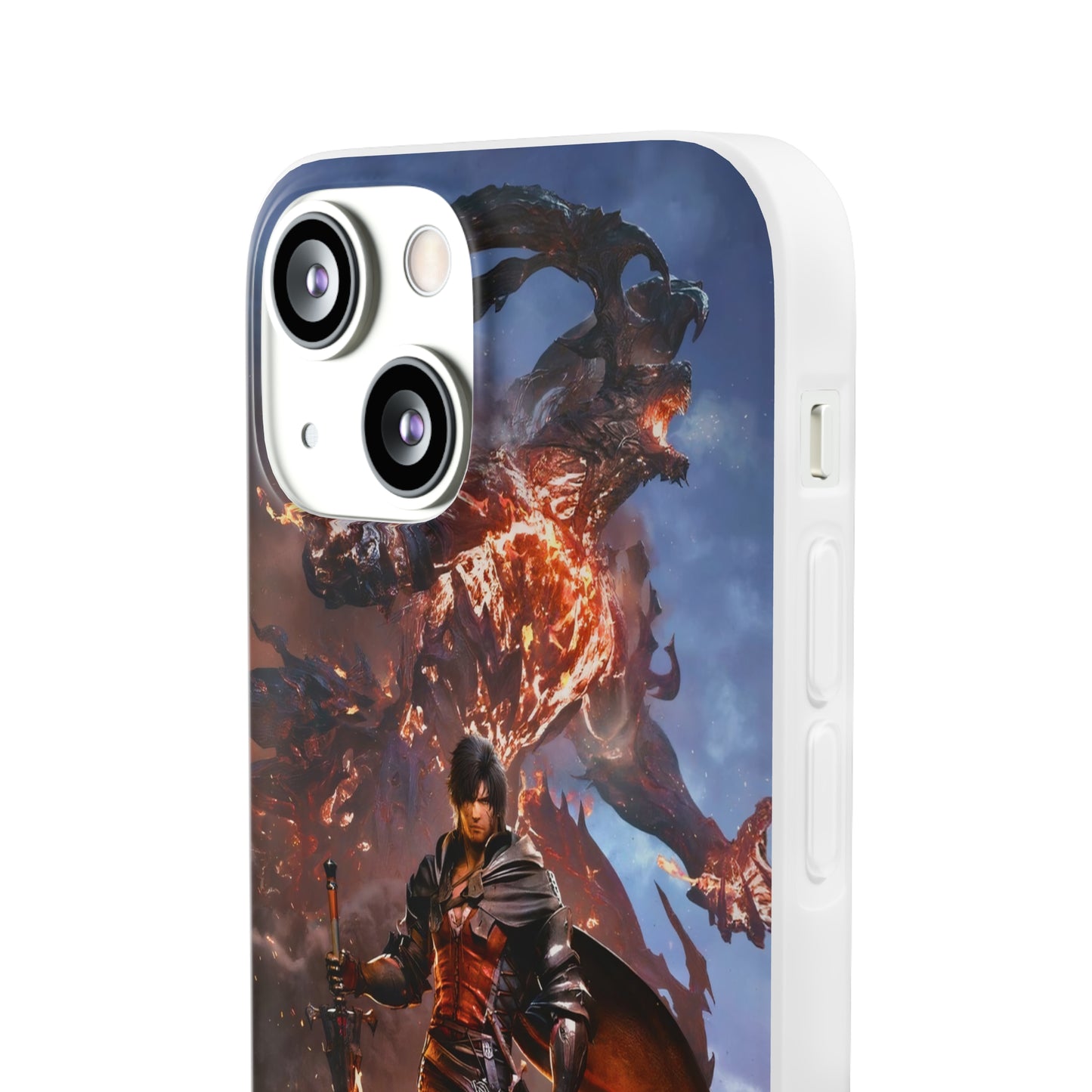 Final Fantasy XVI Clive Rosfield | Flexible Phone Case | Iphone 11-14 Pro Max | Samsung 21-23 Ultra | Gift Packages Choice