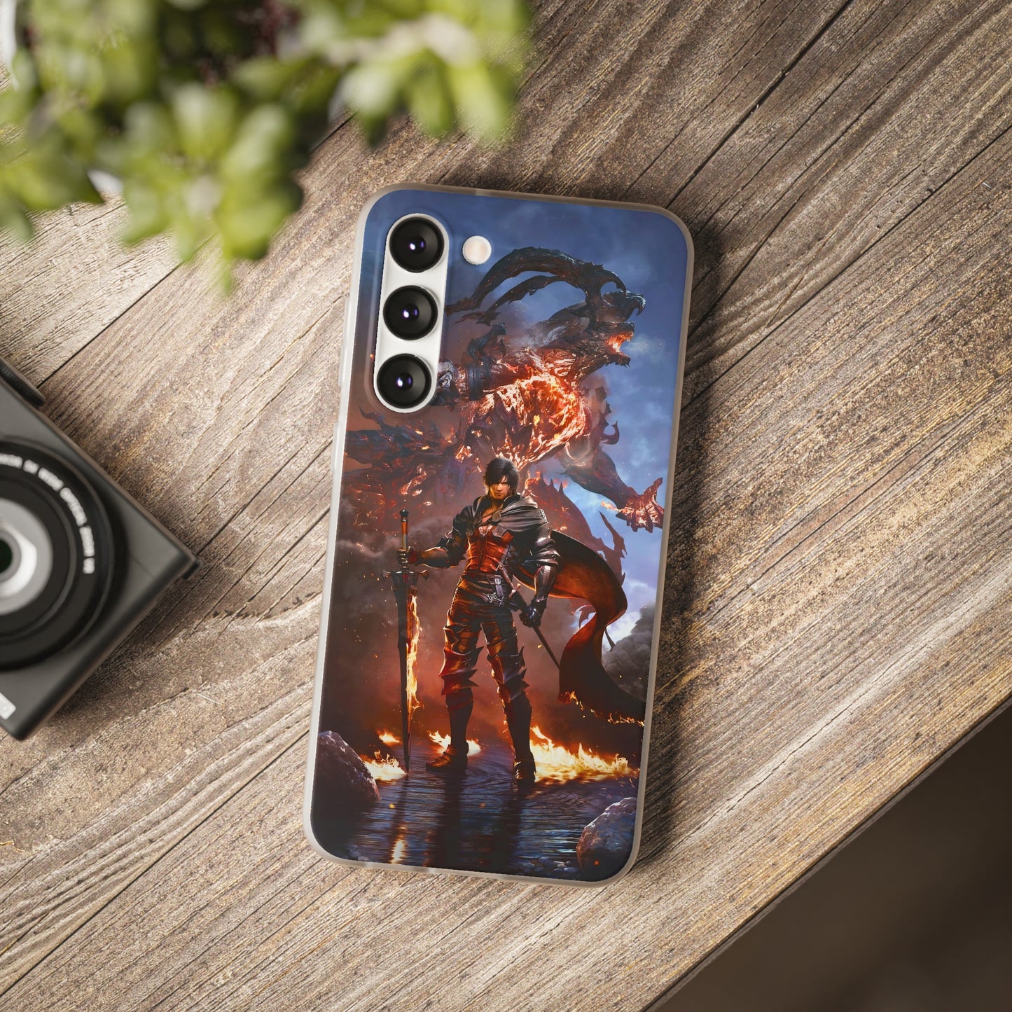 Final Fantasy XVI Clive Rosfield | Flexible Phone Case | Iphone 11-14 Pro Max | Samsung 21-23 Ultra | Gift Packages Choice