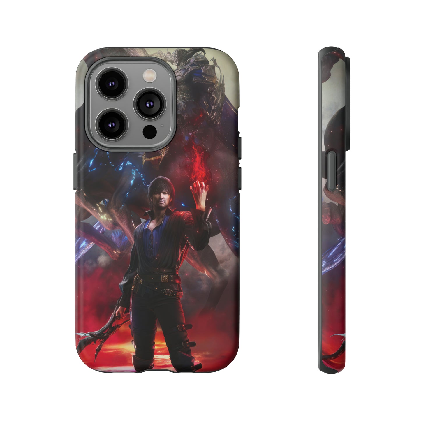 Final Fantasy XVI Barnabas Tharmr | Enhance Tough Phone Cases for iPhone 11-15 Pro Max / Samsung S21 - 23 Ultra / Pixel 5 - 7