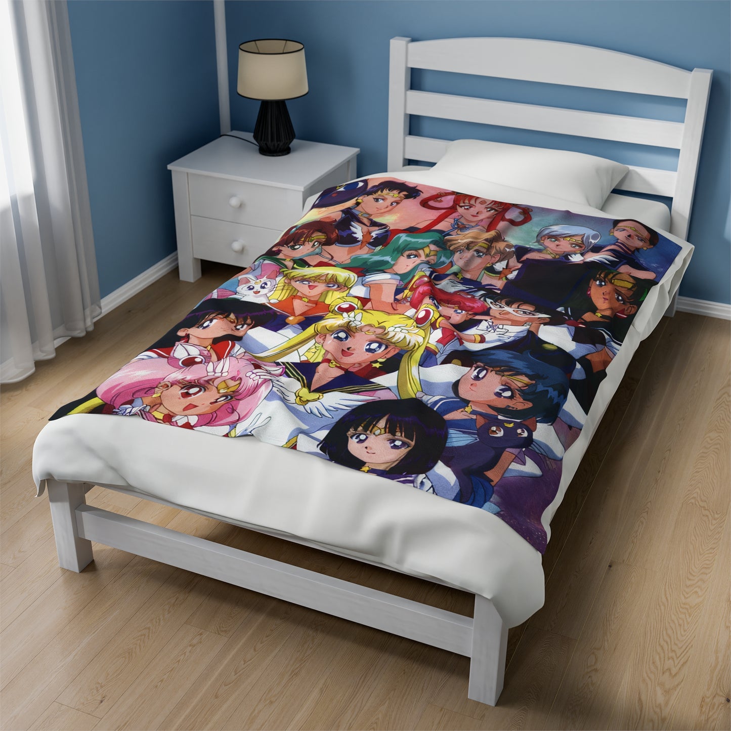 Sailor moon Velveteen Plush Blanket