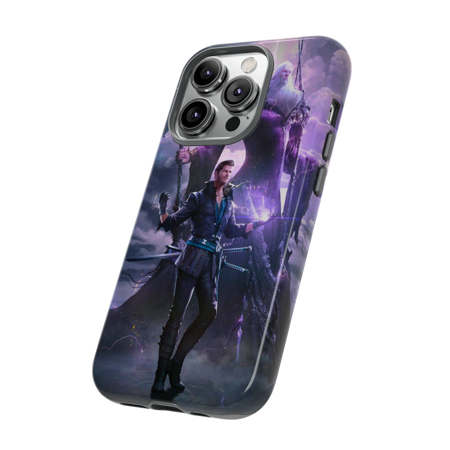 Final Fantasy XVI | Cidolfus Telamon | Enhance Tough Phone Cases for iPhone 11-15 Pro Max / Samsung S21 - 23 Ultra / Pixel 5 - 7