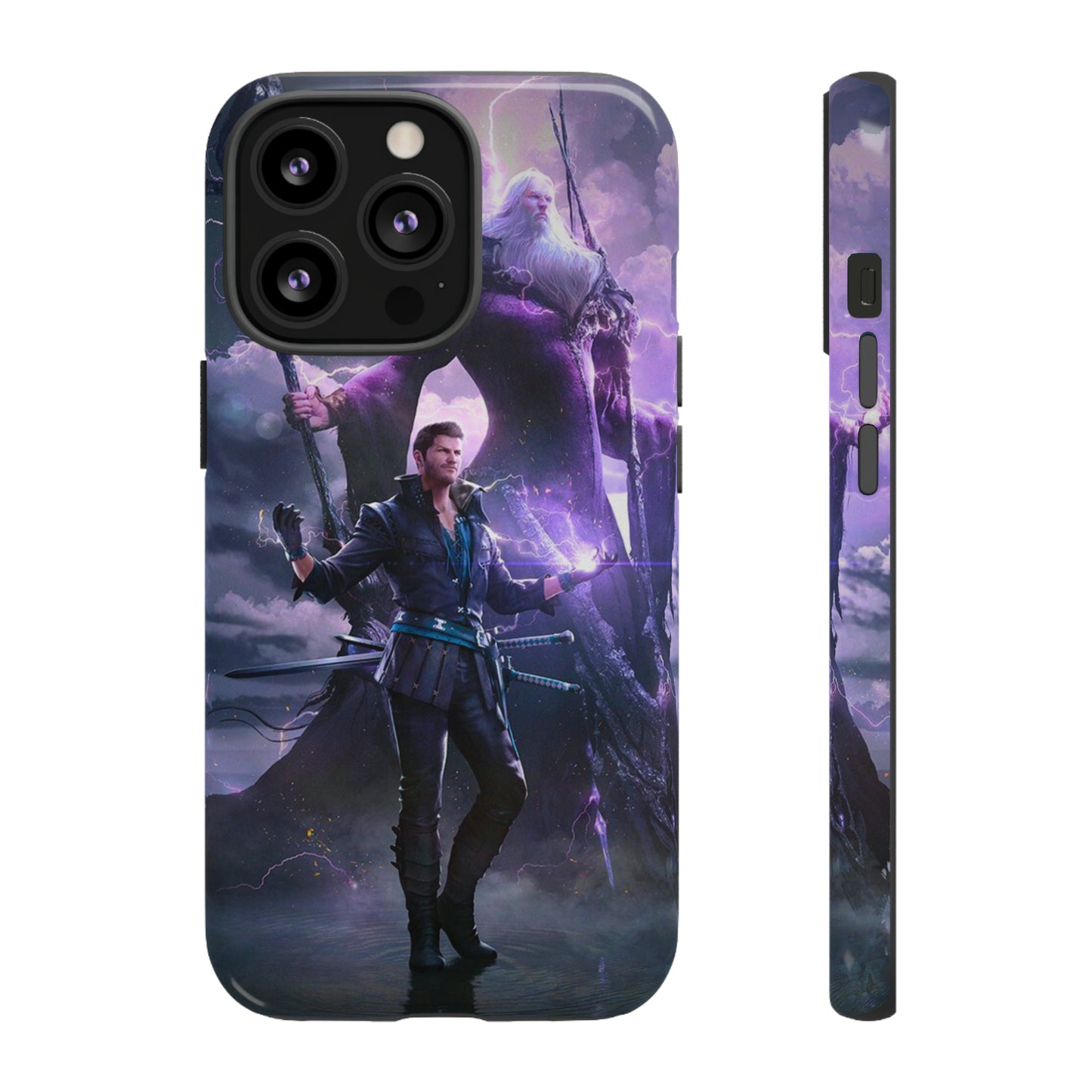 Final Fantasy XVI | Cidolfus Telamon | Enhance Tough Phone Cases for iPhone 11-15 Pro Max / Samsung S21 - 23 Ultra / Pixel 5 - 7