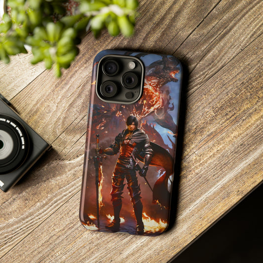 Final Fantasy XVI | Clive Rosfield | Enhance Tough Phone Cases for iPhone 11-15 Pro Max / Samsung S21 - 23 Ultra / Pixel 5 - 7