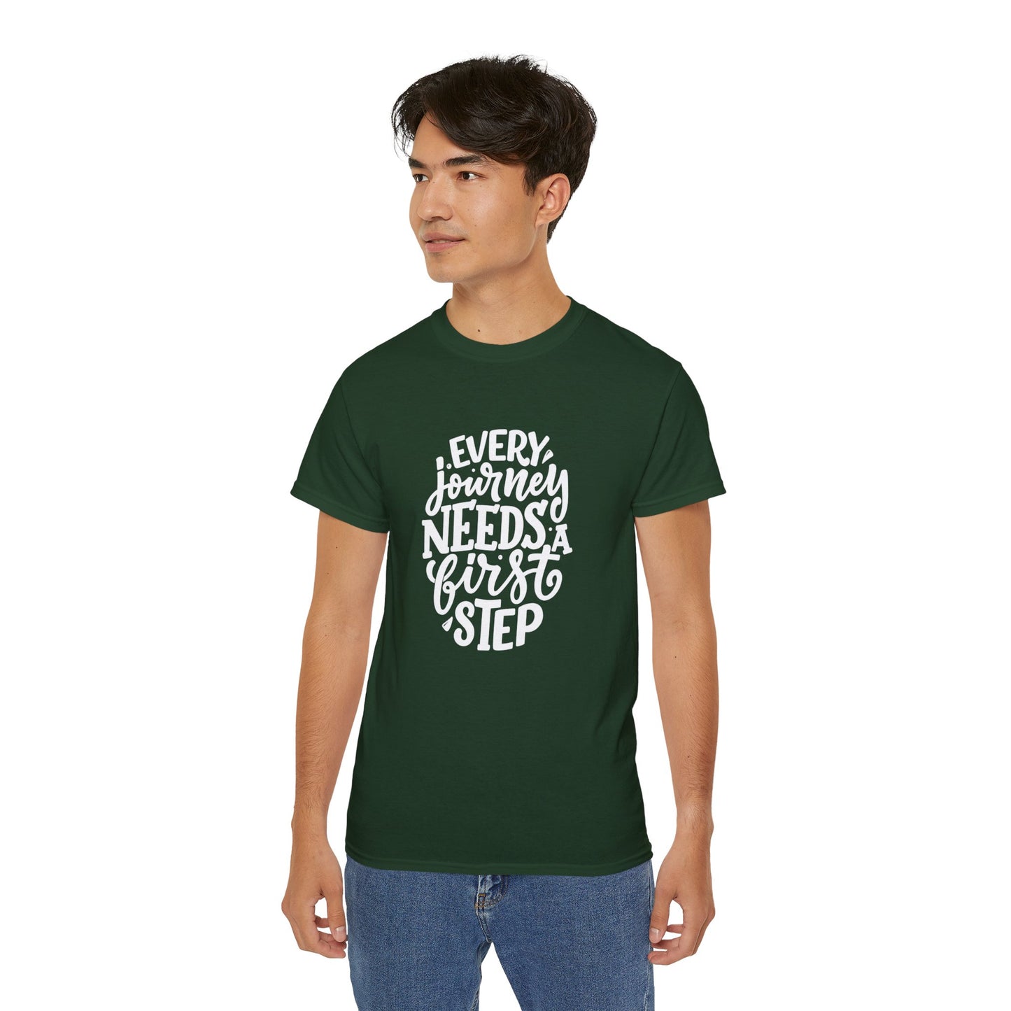 Every Journey Need First Step Unisex Ultra Cotton Tee