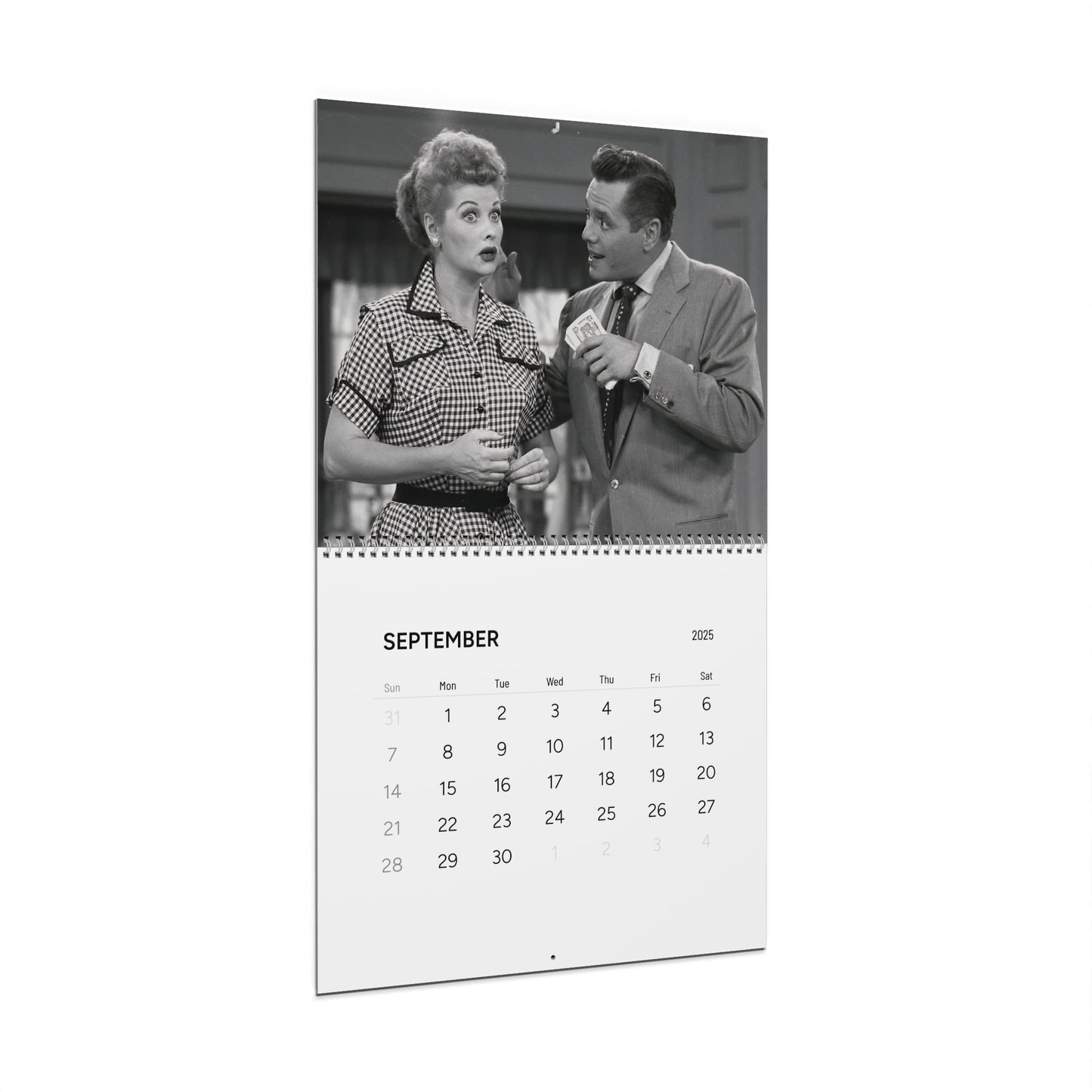 I Love Lucy 2025 Classic Design Wall Calendar | 2 Size Options 11" x 8.5" and 14" x 11.5" | TV Lover - Gift  For Fans of Lucy - Love Letter