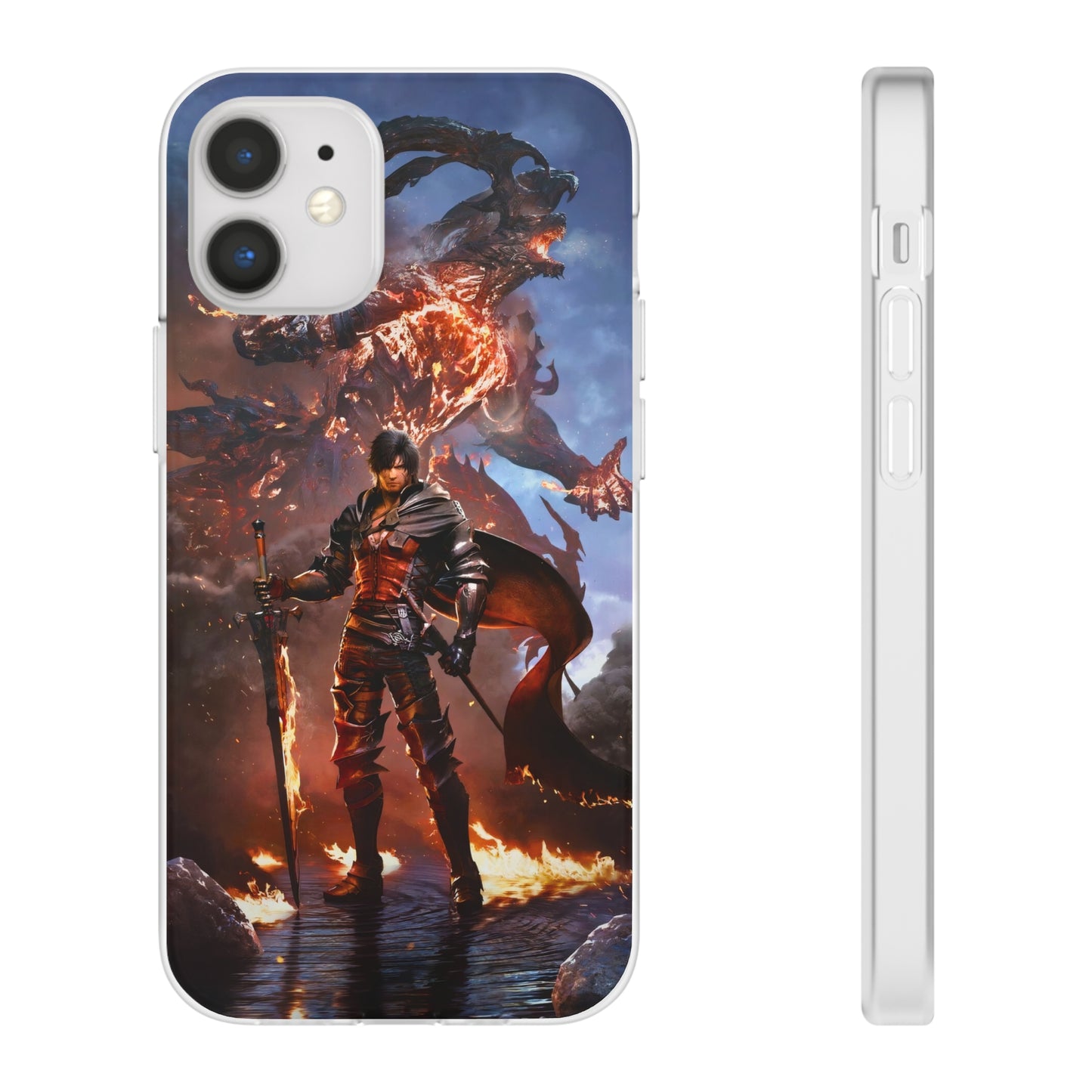 Final Fantasy XVI Clive Rosfield | Flexible Phone Case | Iphone 11-14 Pro Max | Samsung 21-23 Ultra | Gift Packages Choice