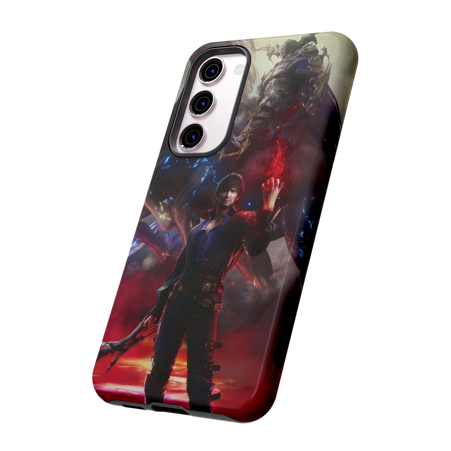 Final Fantasy XVI Barnabas Tharmr | Enhance Tough Phone Cases for iPhone 11-15 Pro Max / Samsung S21 - 23 Ultra / Pixel 5 - 7