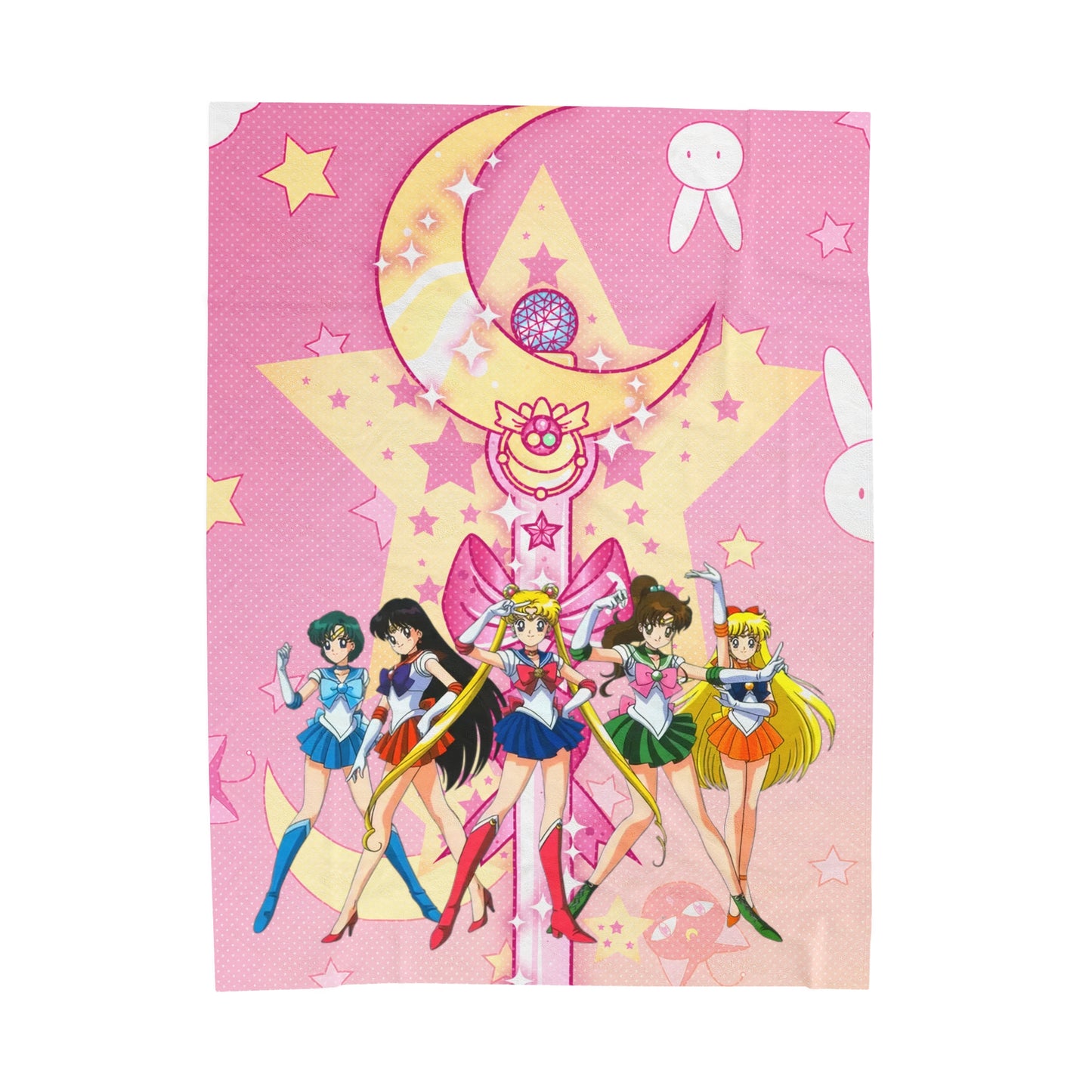 Sailor moon Velveteen Plush Blanket