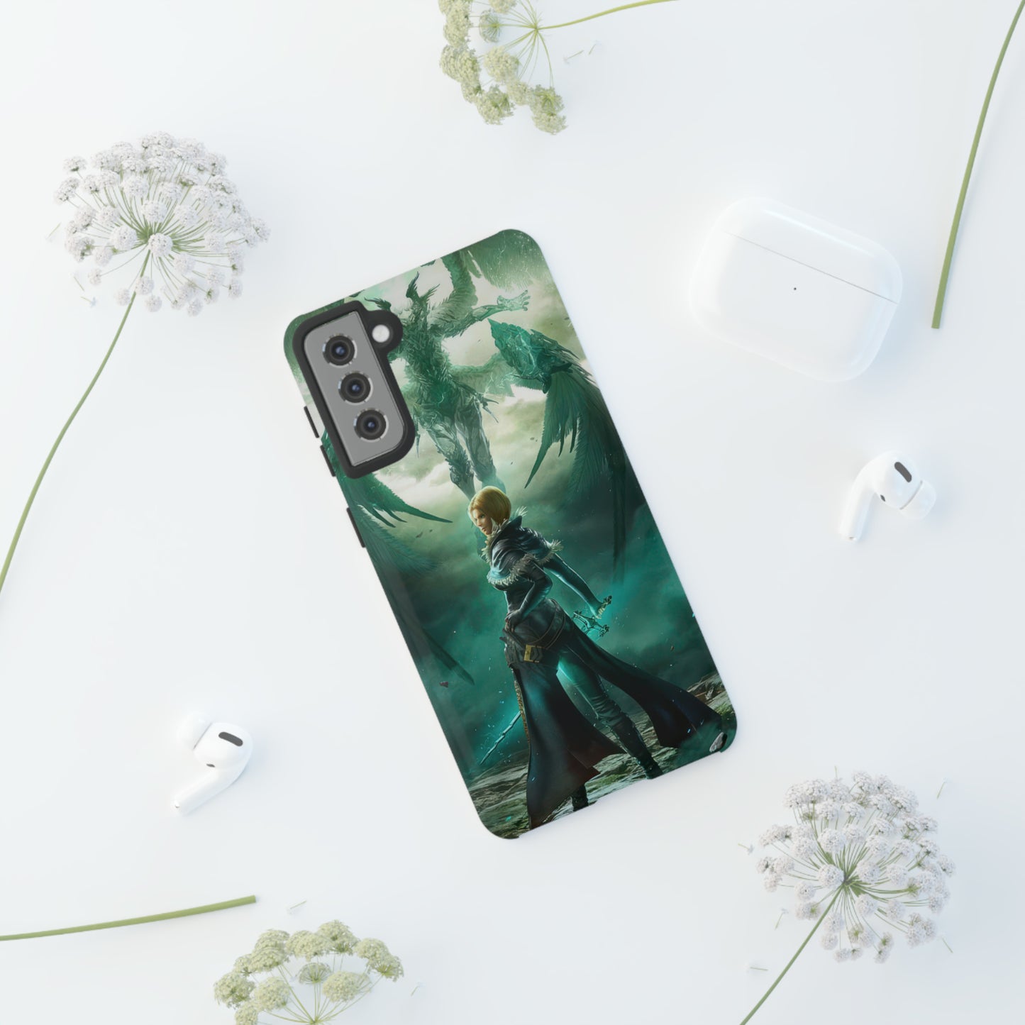 Final Fantasy XVI Benedikta Harman |  Enhance Tough Phone Cases for iPhone 11-15 Pro Max / Samsung S21 - 23 Ultra / Pixel 5 - 7