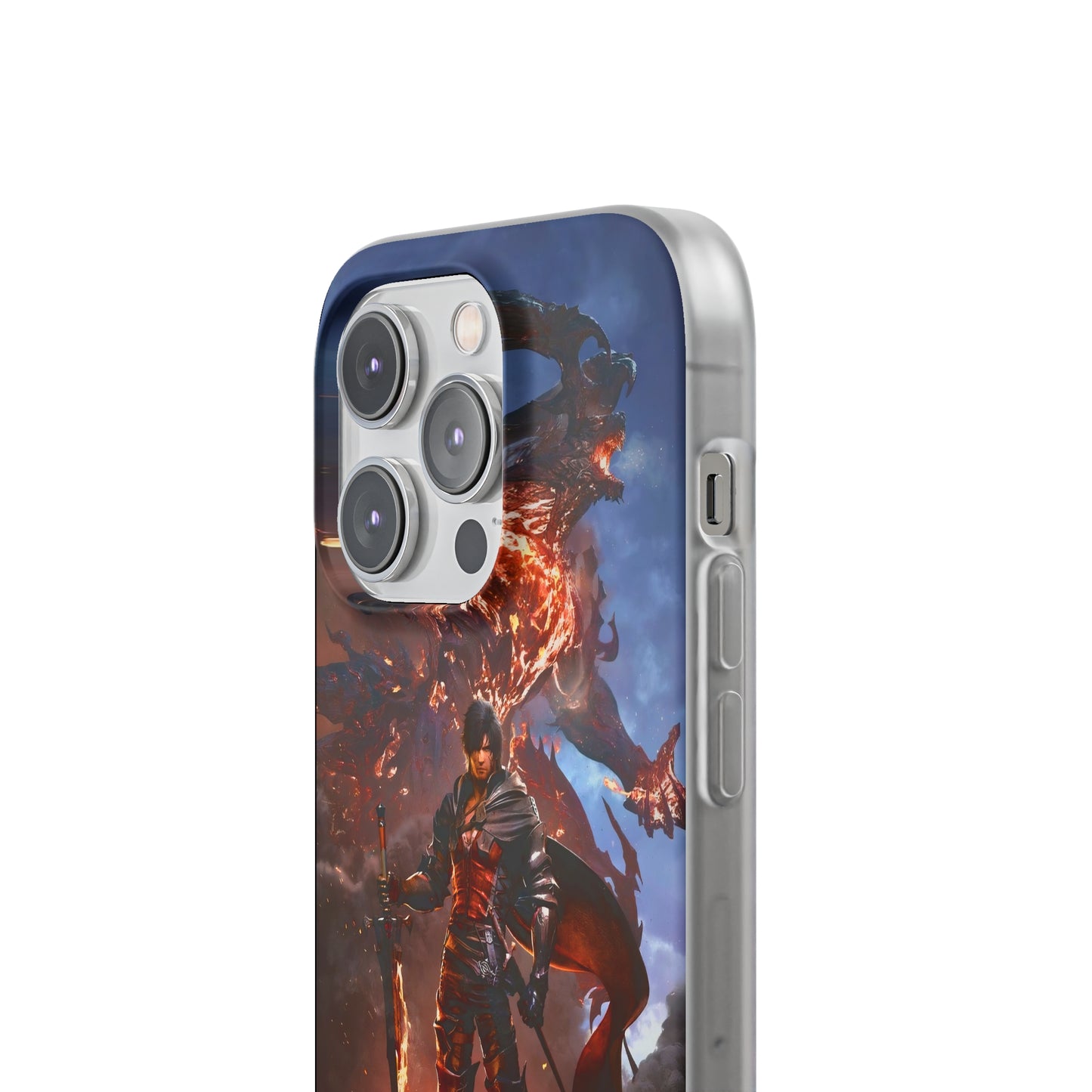 Final Fantasy XVI Clive Rosfield | Flexible Phone Case | Iphone 11-14 Pro Max | Samsung 21-23 Ultra | Gift Packages Choice