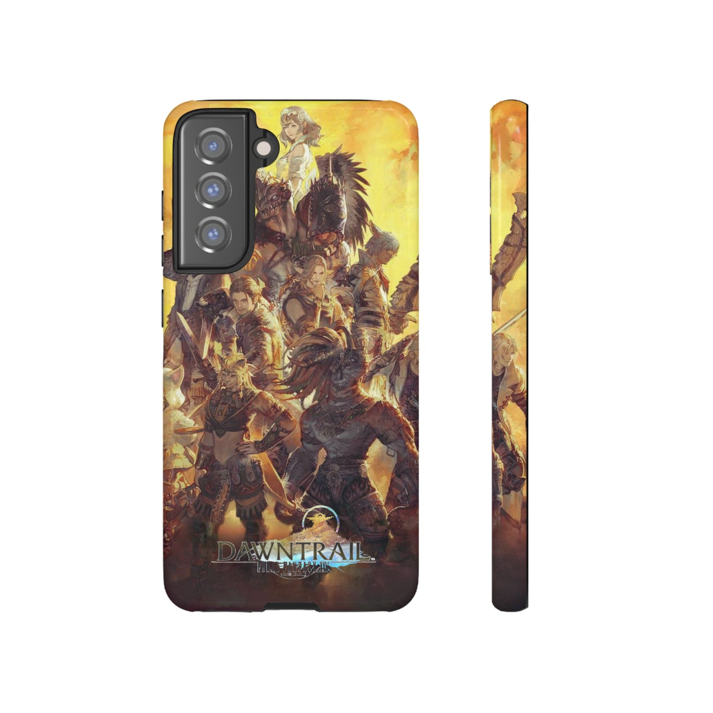 Final Fantasy XIV Dawntrail | Enhance Tough Phone Cases for iPhone 11-15 Pro Max / Samsung S21 - 23 Ultra / Pixel 5 - 7