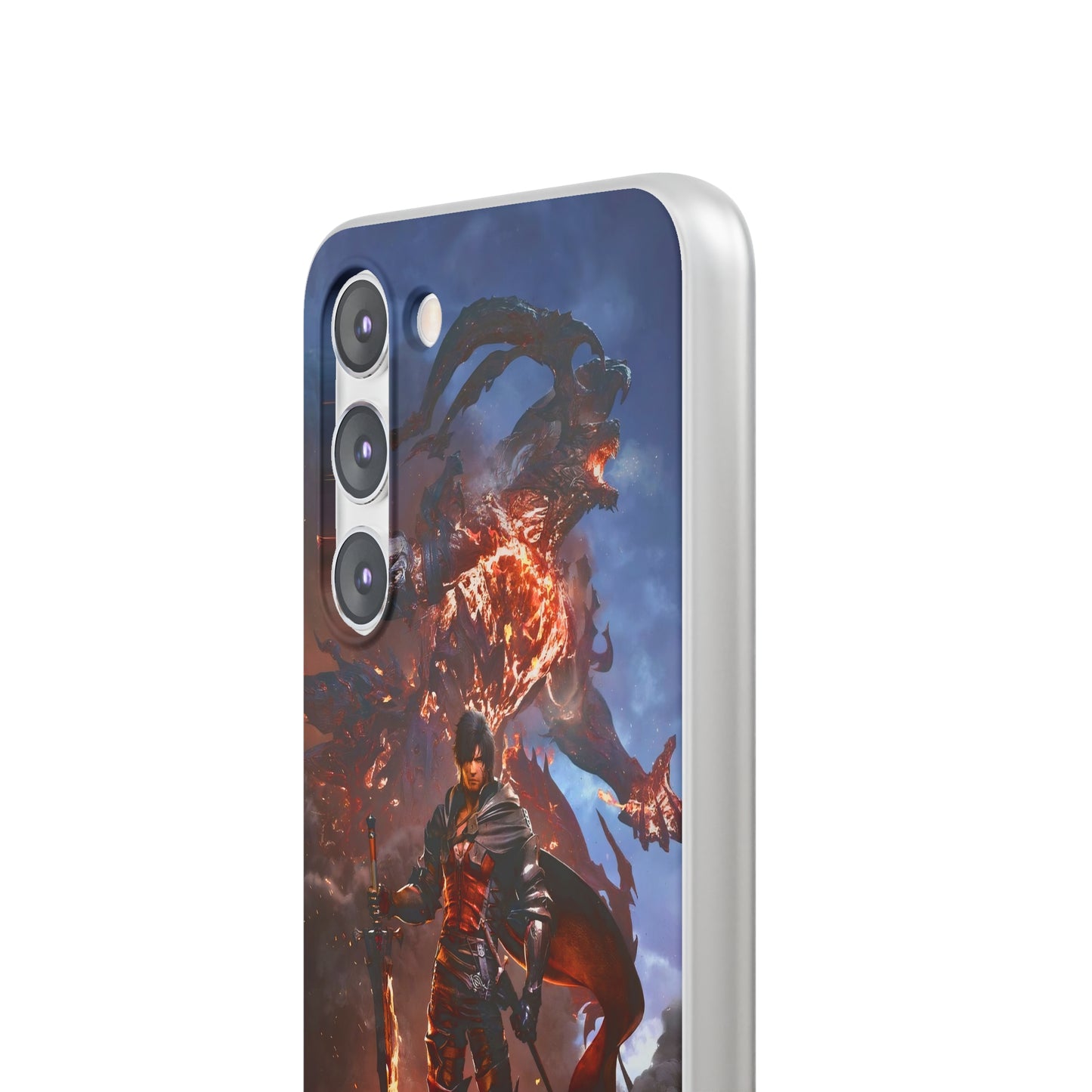 Final Fantasy XVI Clive Rosfield | Flexible Phone Case | Iphone 11-14 Pro Max | Samsung 21-23 Ultra | Gift Packages Choice