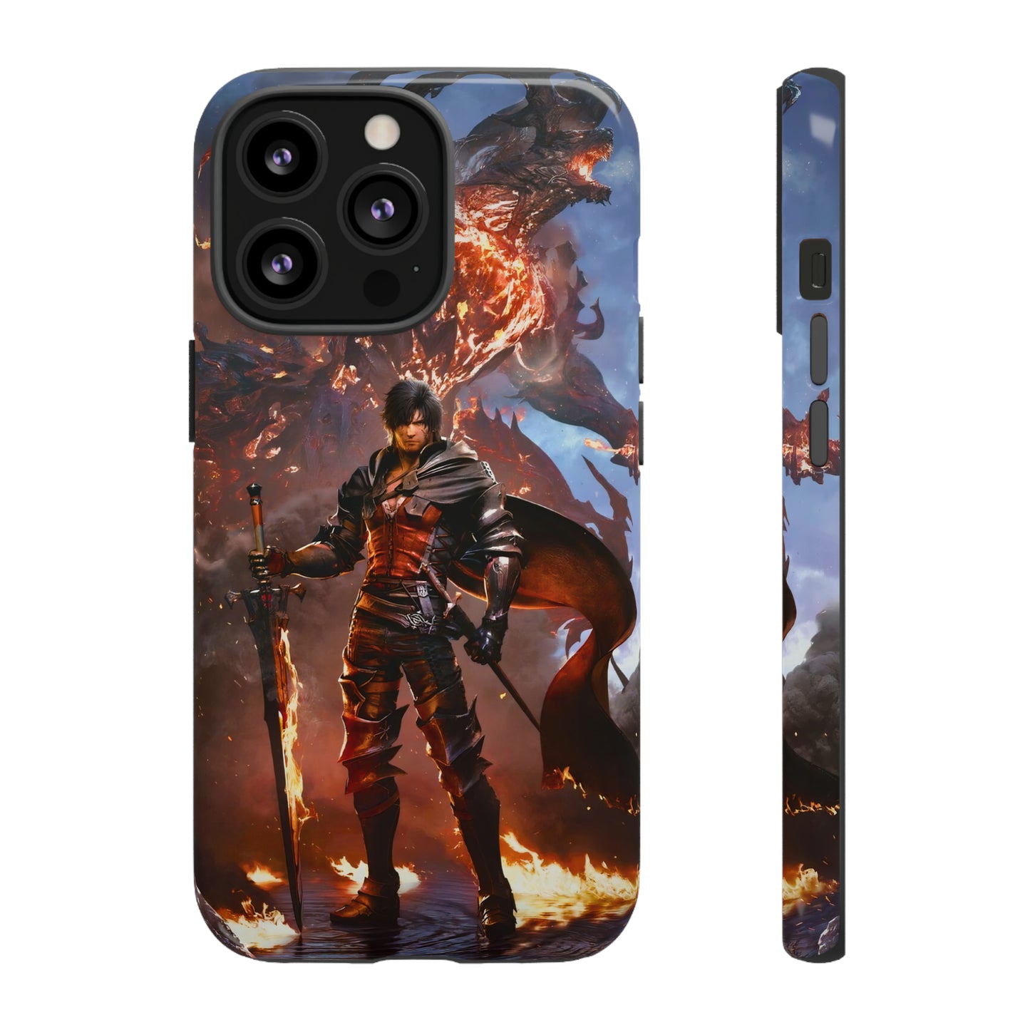 Final Fantasy XVI | Clive Rosfield | Enhance Tough Phone Cases for iPhone 11-15 Pro Max / Samsung S21 - 23 Ultra / Pixel 5 - 7