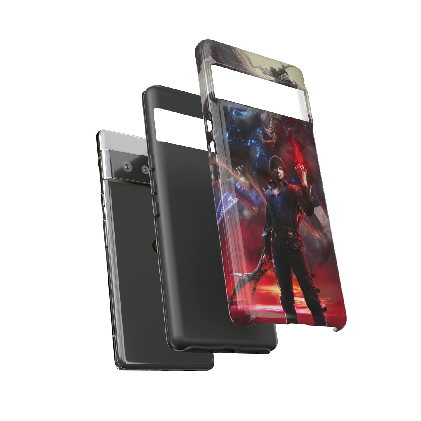 Final Fantasy XVI Barnabas Tharmr | Enhance Tough Phone Cases for iPhone 11-15 Pro Max / Samsung S21 - 23 Ultra / Pixel 5 - 7