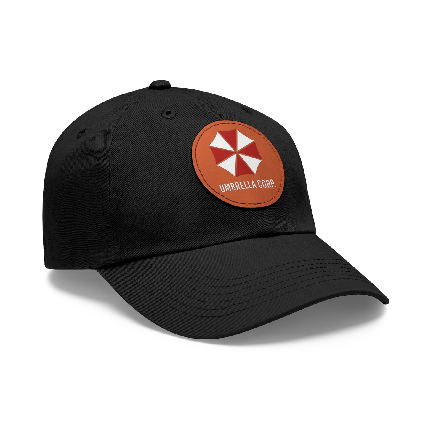 Resident Evil Umbrella Corp. Hat with Leather Patch (Round)