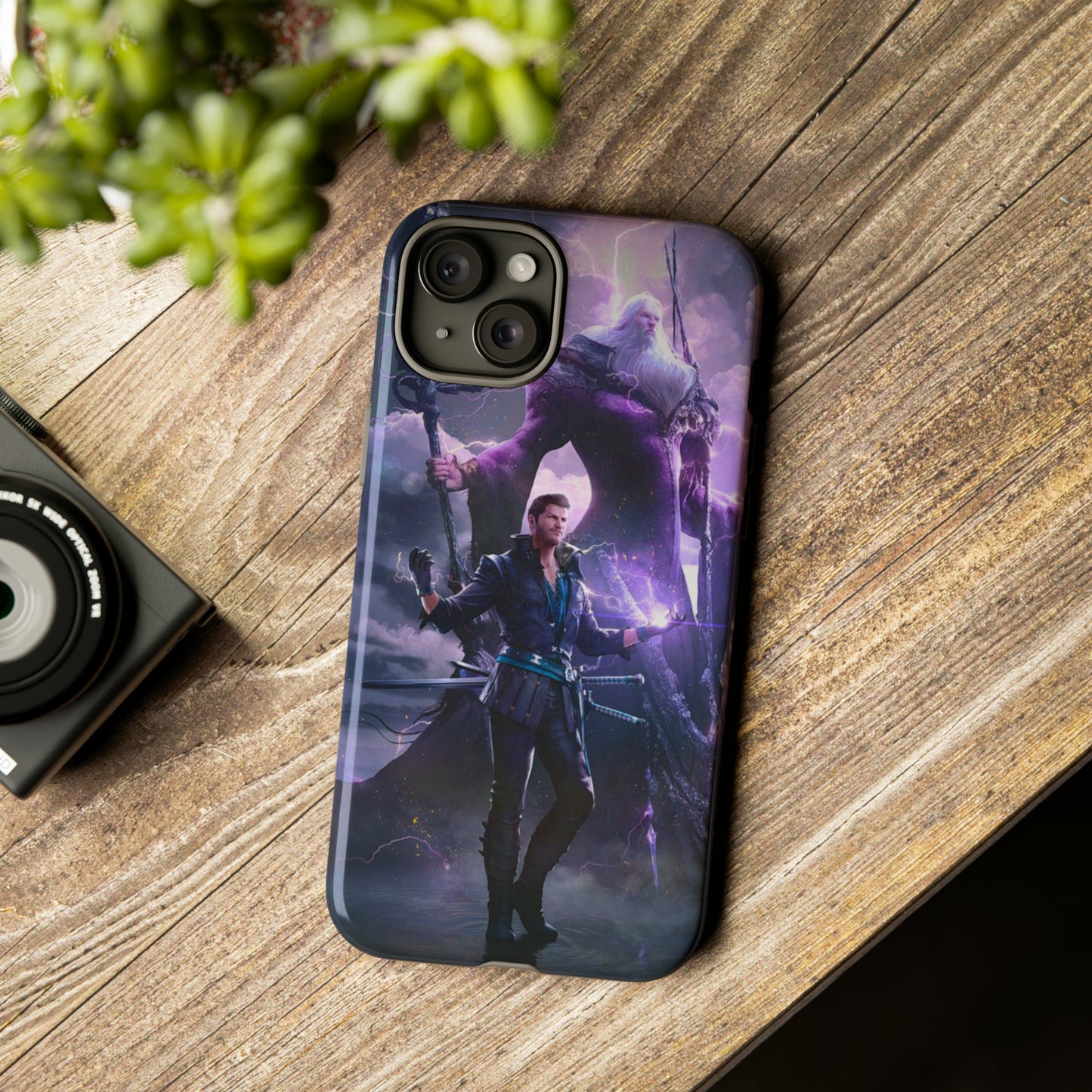 Final Fantasy XVI | Cidolfus Telamon | Enhance Tough Phone Cases for iPhone 11-15 Pro Max / Samsung S21 - 23 Ultra / Pixel 5 - 7