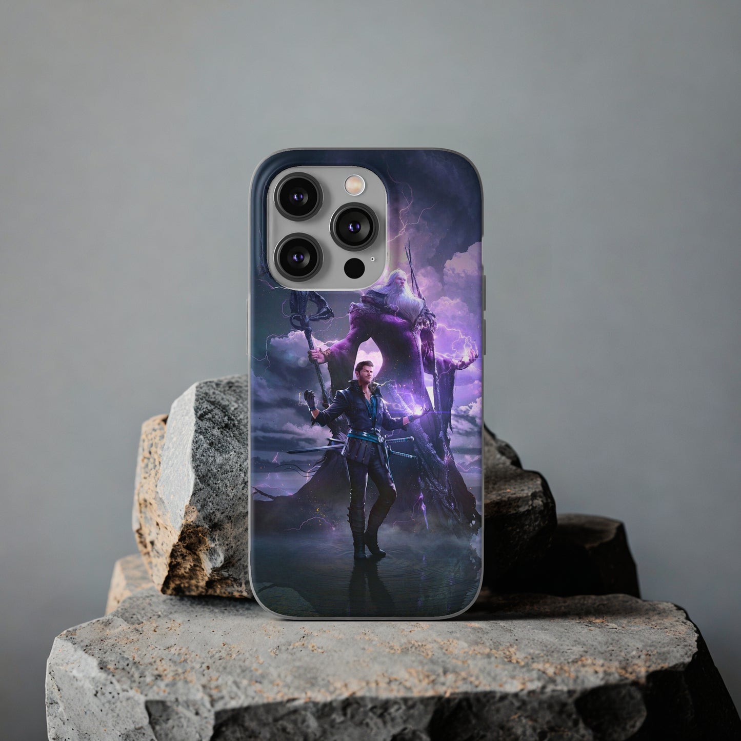 Final Fantasy XVI Cidolfus Telamon | Flexible Phone Case | Iphone 11-14 Pro Max | Samsung 21-23 Ultra | Gift Packages Choice