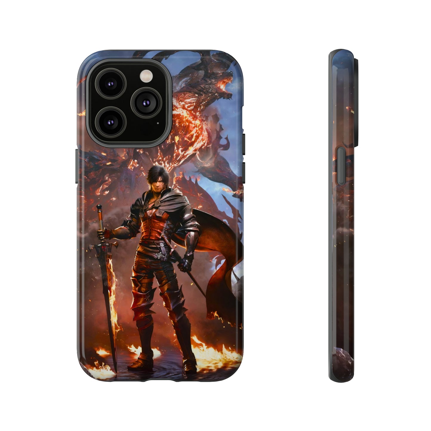 Final Fantasy XVI | Clive Rosfield | Enhance Tough Phone Cases for iPhone 11-15 Pro Max / Samsung S21 - 23 Ultra / Pixel 5 - 7