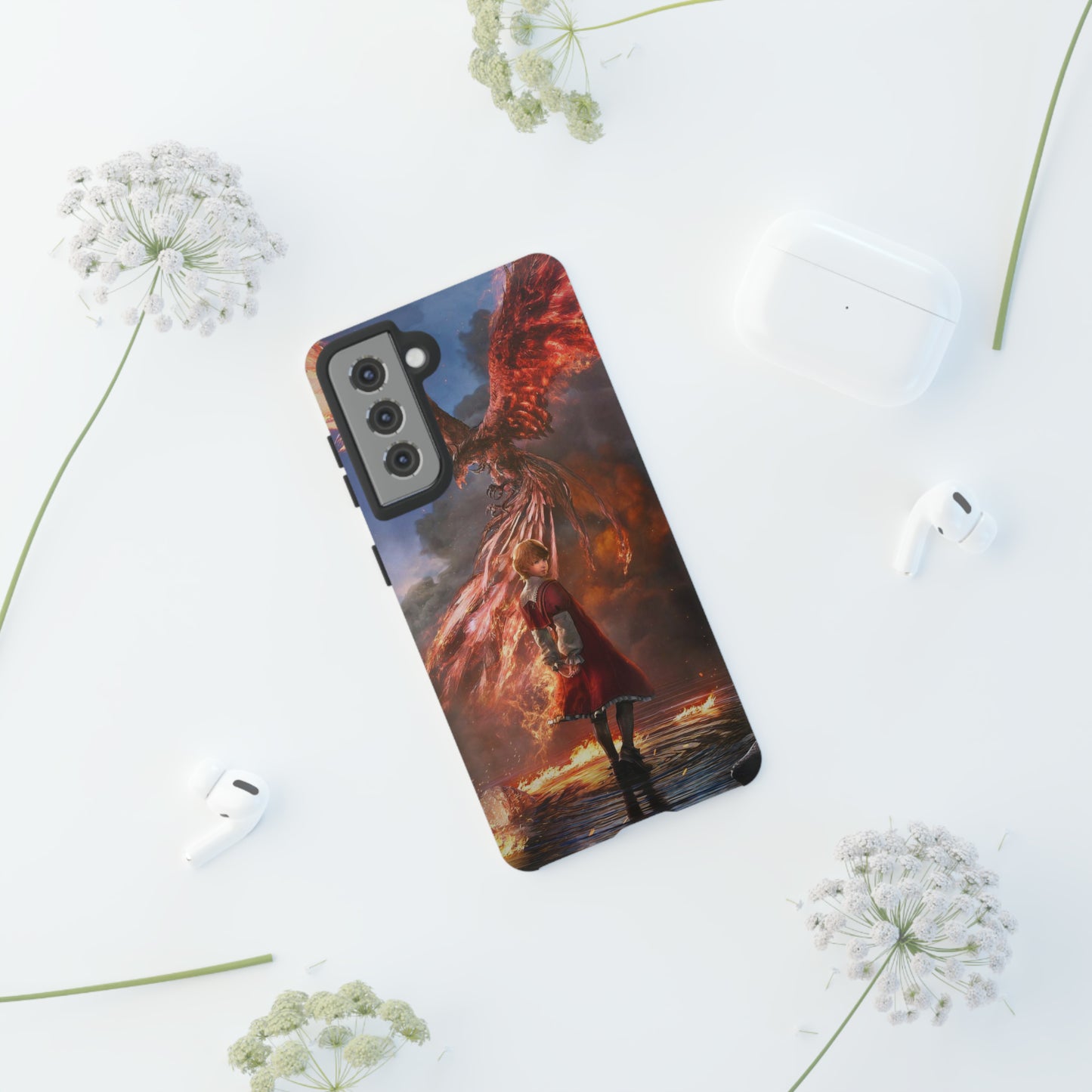 Final Fantasy XVI Joshua Rosfield Enhance Tough Phone Cases for iPhone 11-15 Pro Max / Samsung S21 - 23 Ultra / Pixel 5 - 7