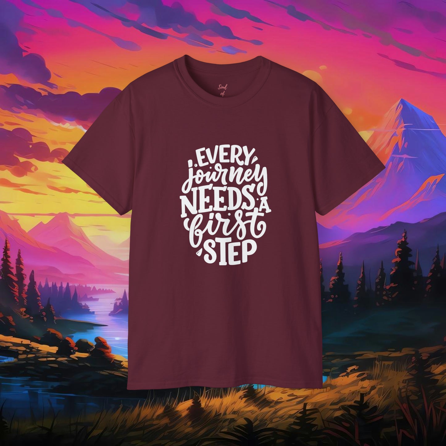 Every Journey Need First Step Unisex Ultra Cotton Tee