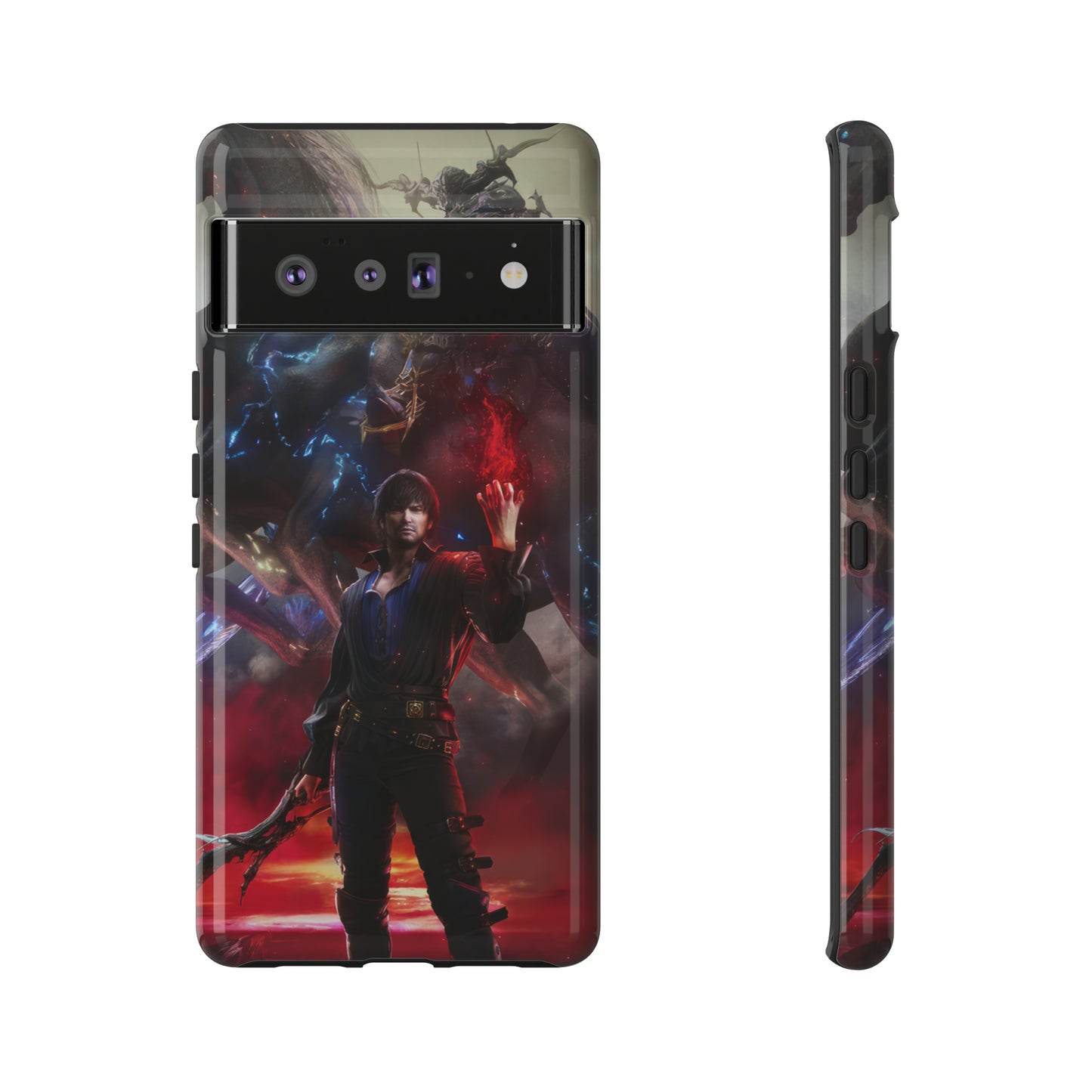 Final Fantasy XVI Barnabas Tharmr | Enhance Tough Phone Cases for iPhone 11-15 Pro Max / Samsung S21 - 23 Ultra / Pixel 5 - 7