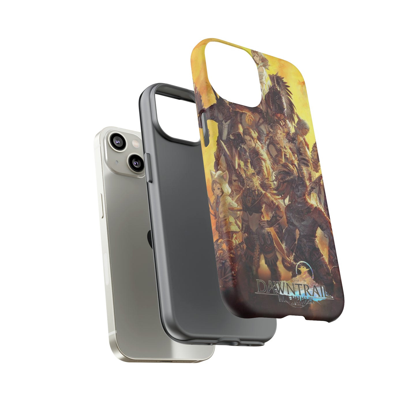 Final Fantasy XIV Dawntrail | Enhance Tough Phone Cases for iPhone 11-15 Pro Max / Samsung S21 - 23 Ultra / Pixel 5 - 7