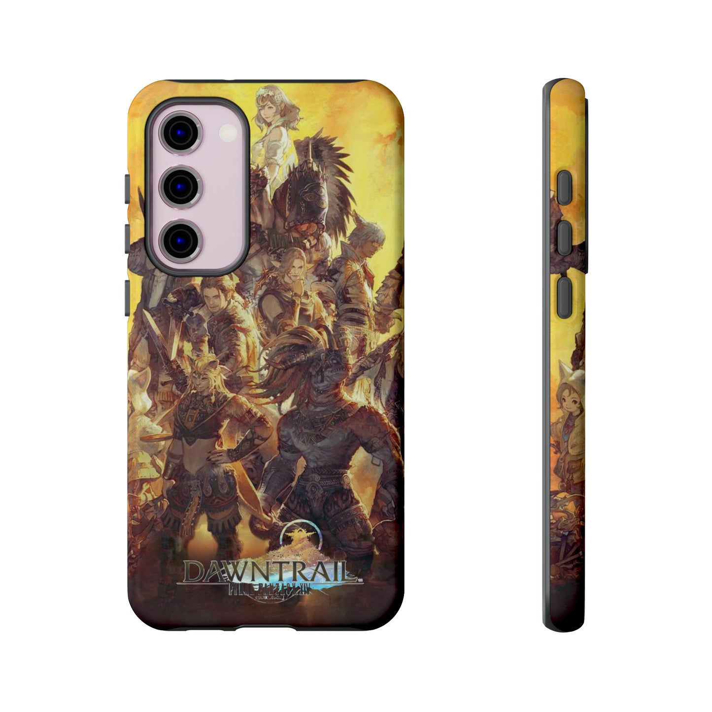 Final Fantasy XIV Dawntrail | Enhance Tough Phone Cases for iPhone 11-15 Pro Max / Samsung S21 - 23 Ultra / Pixel 5 - 7