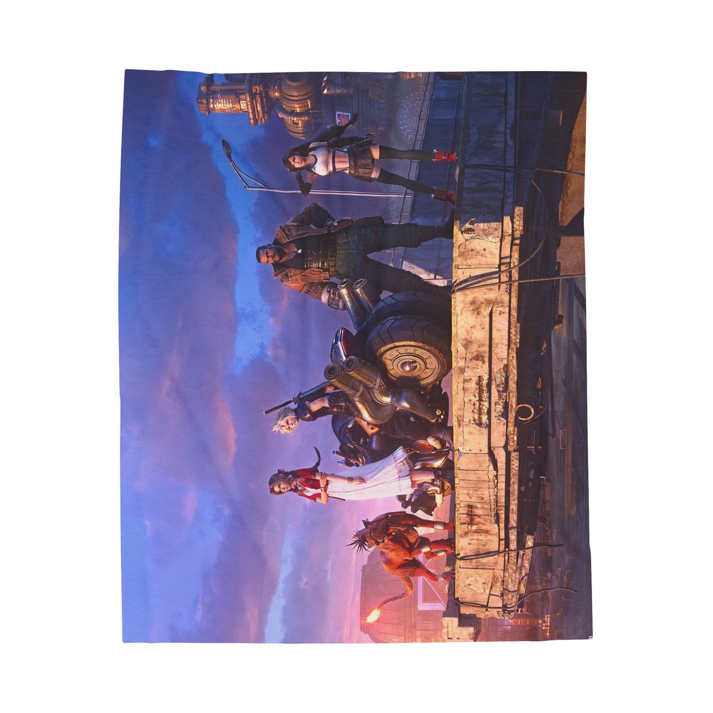 Final Fantasy VII Remake Velveteen Plush Blanket