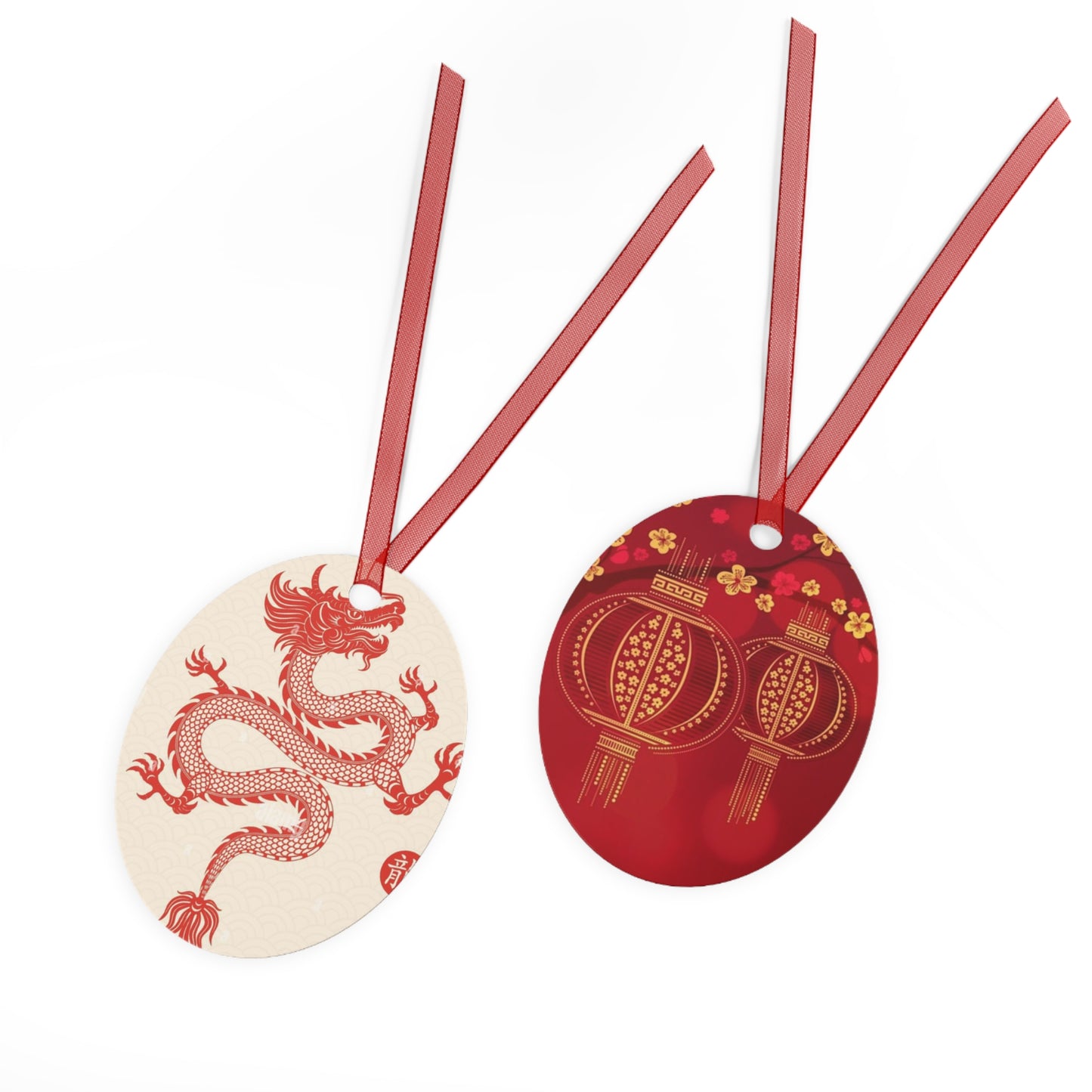 Chinese New Year | Dragon Year | Metal Ornaments