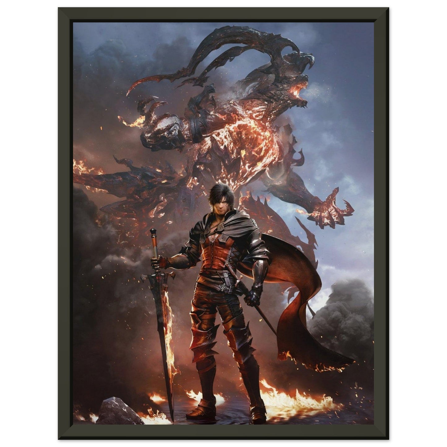 FFXVI Museum-Quality Matte Paper Metal Framed Poster