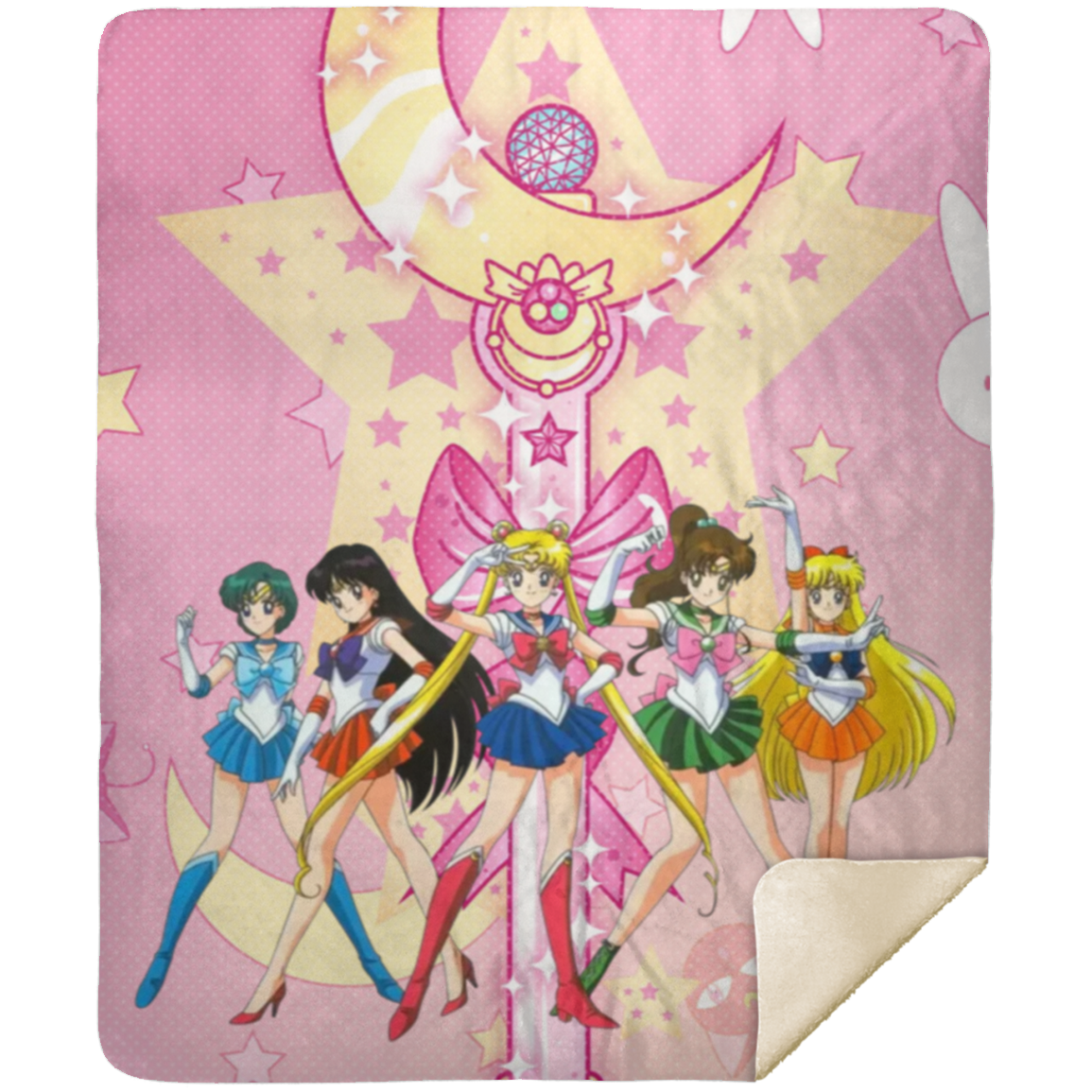 Sailor Moon Sherpa Blanket