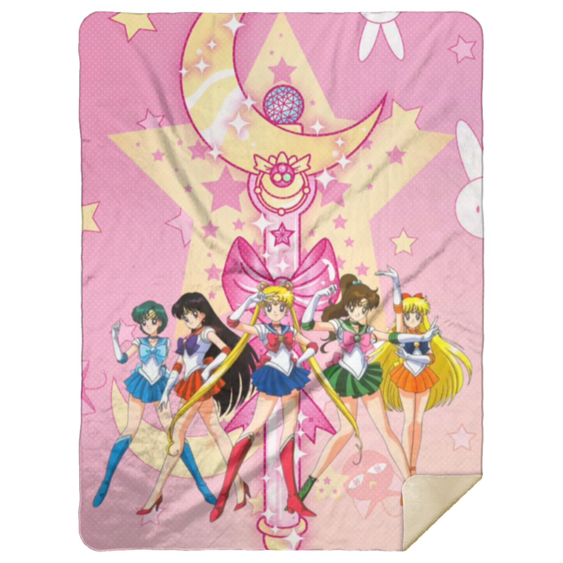 Sailor Moon Sherpa Blanket