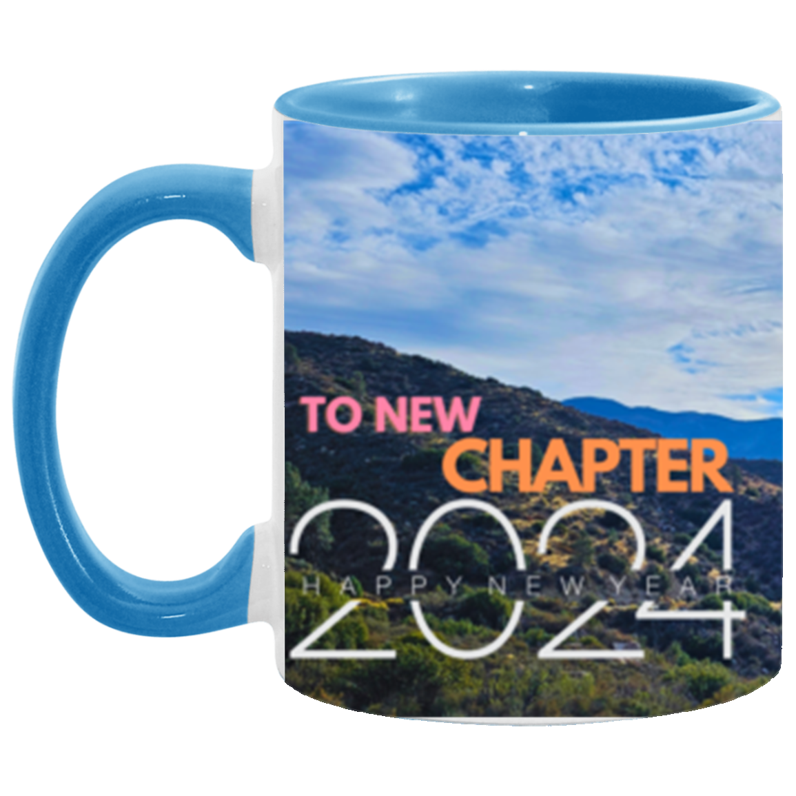 To New Chapter | Two-Tone | Wrap Around | 6 Colors | Mug