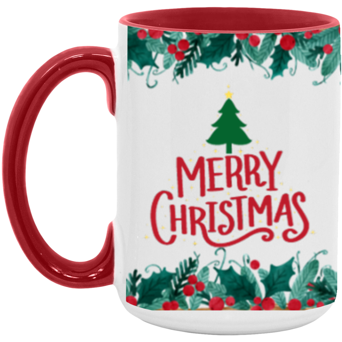 Merry Christmas | Two Tone | 6 Colors | Ceramic Mug